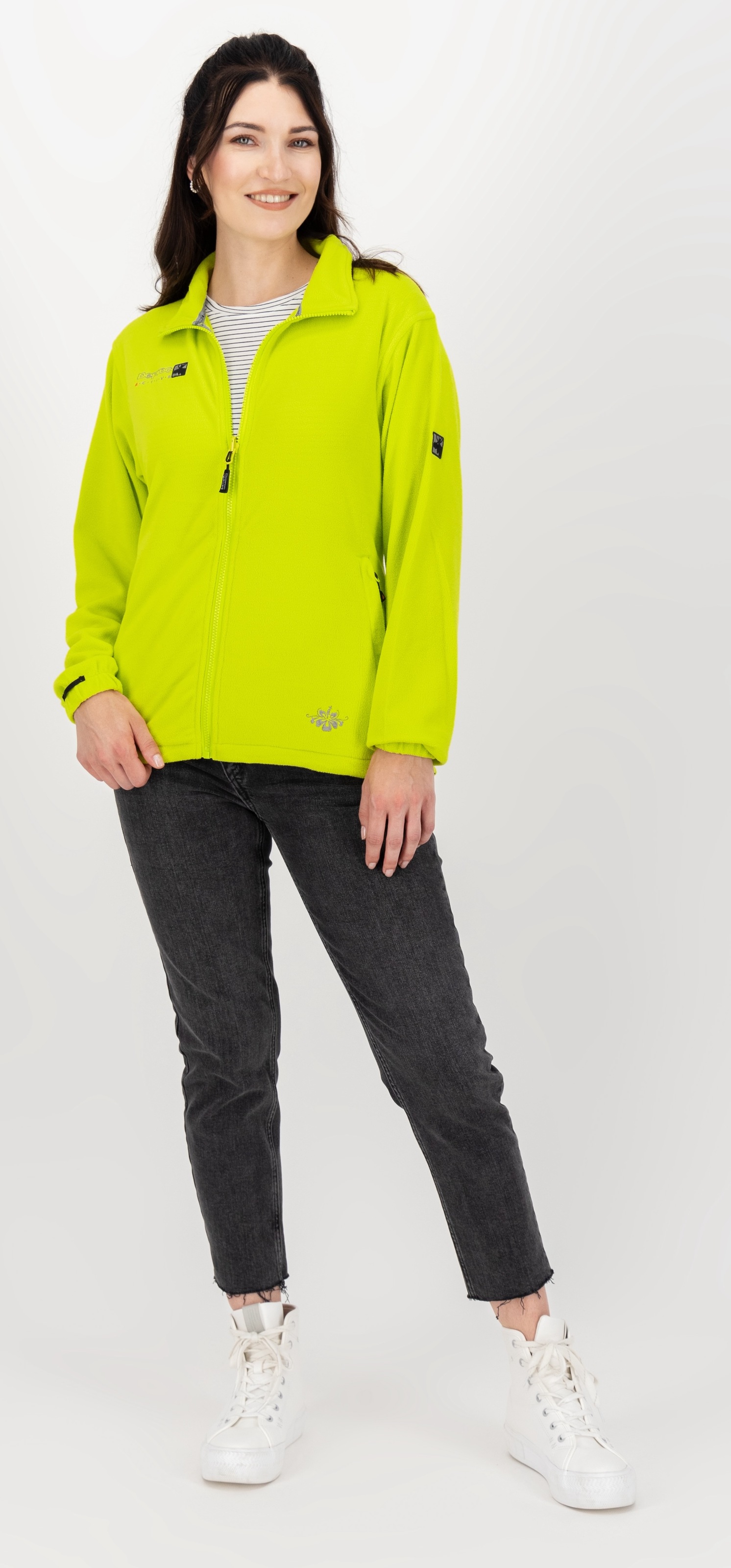 DEPROC Active Fleecejacke »CELISTA NEON«, auch in Großen Größen erhältlich
