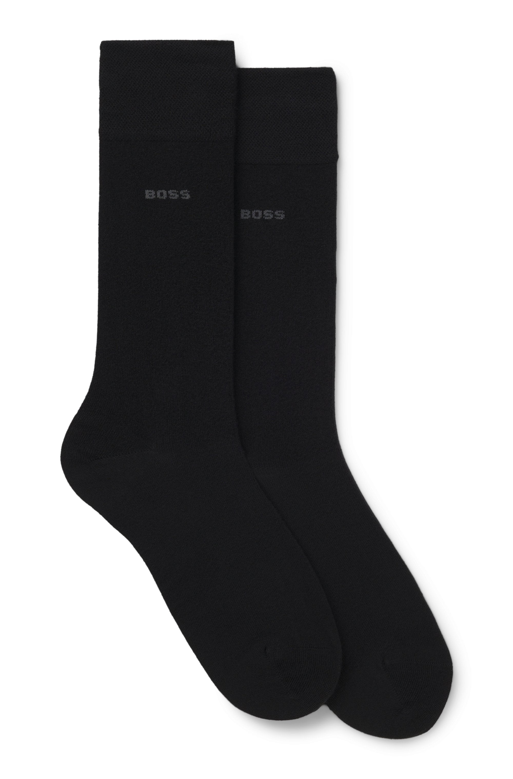 BOSS Businesssocken »2P RS Bamboo 1027« Packung, 2 Stk. tlg. mit Strickbündchen