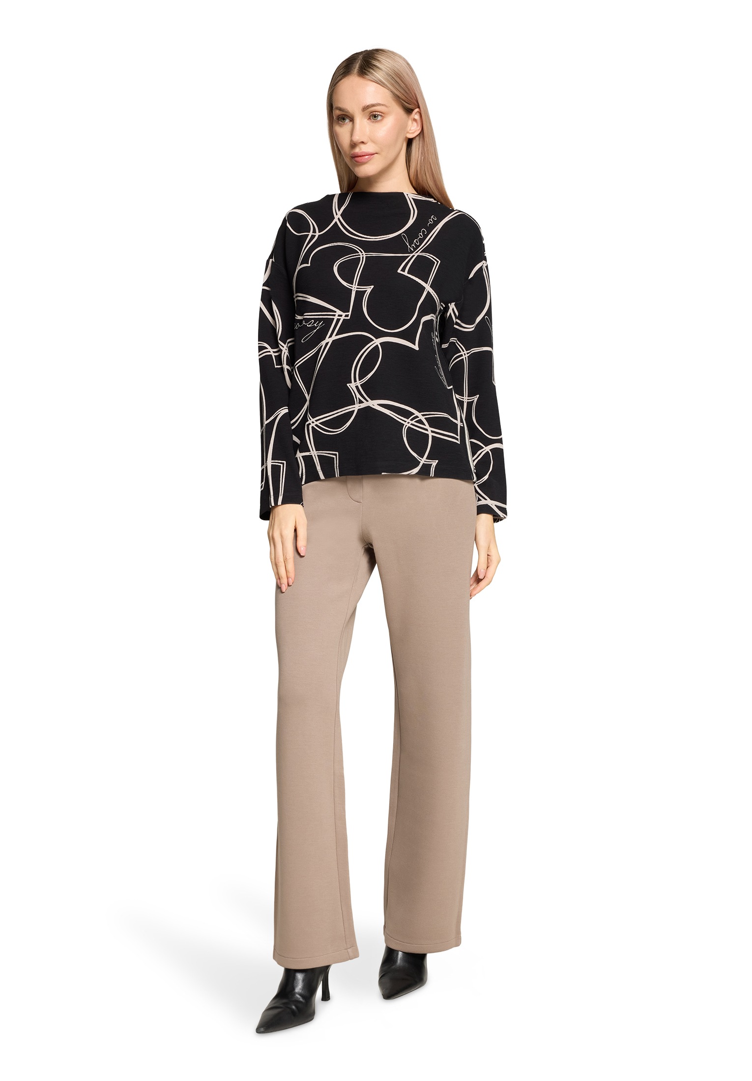 Betty Barclay Sweatshirt »Sweatshirt mit Rippenstruktur«
