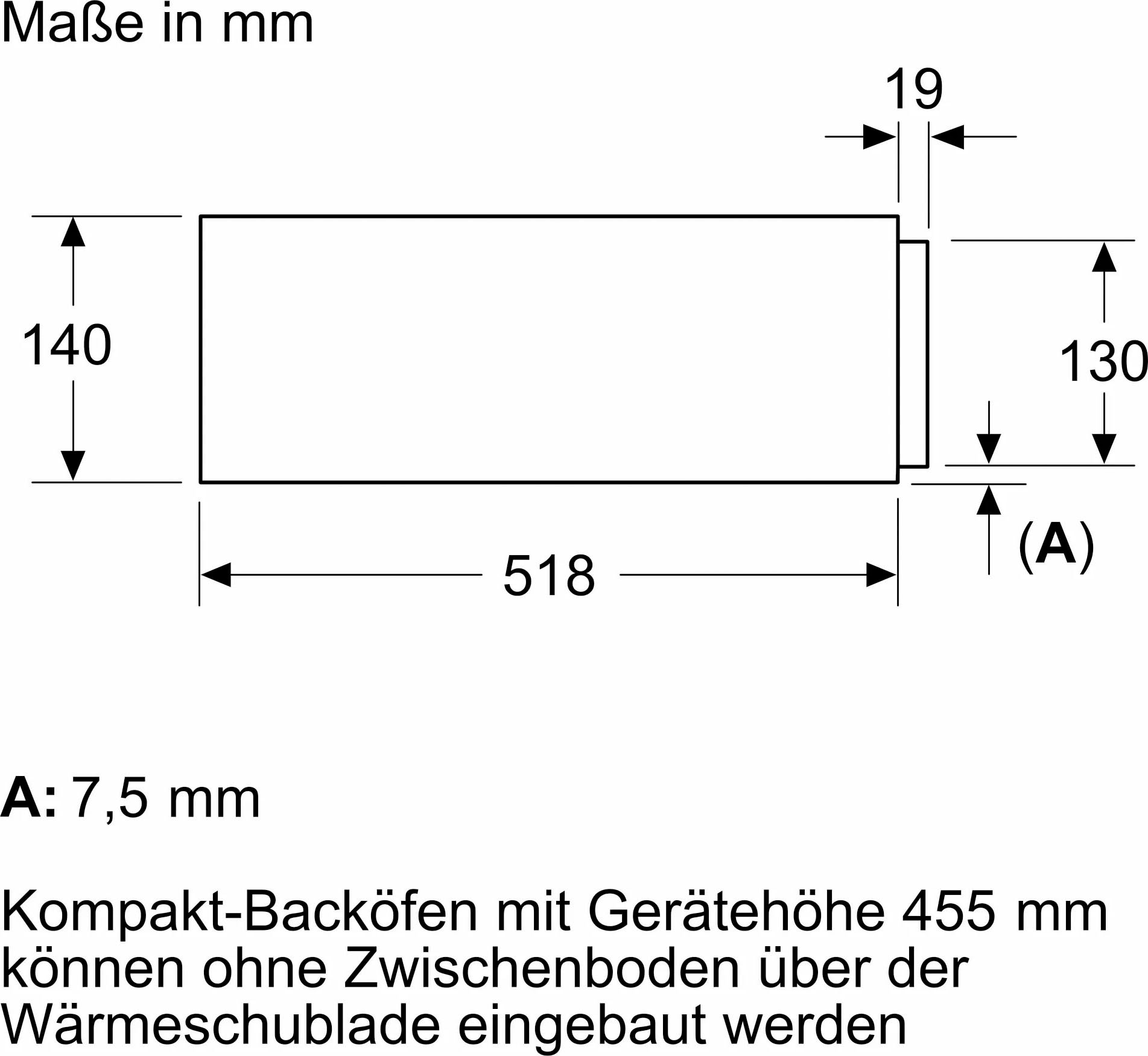 BOSCH Zubehörschublade »BIE7101B1«