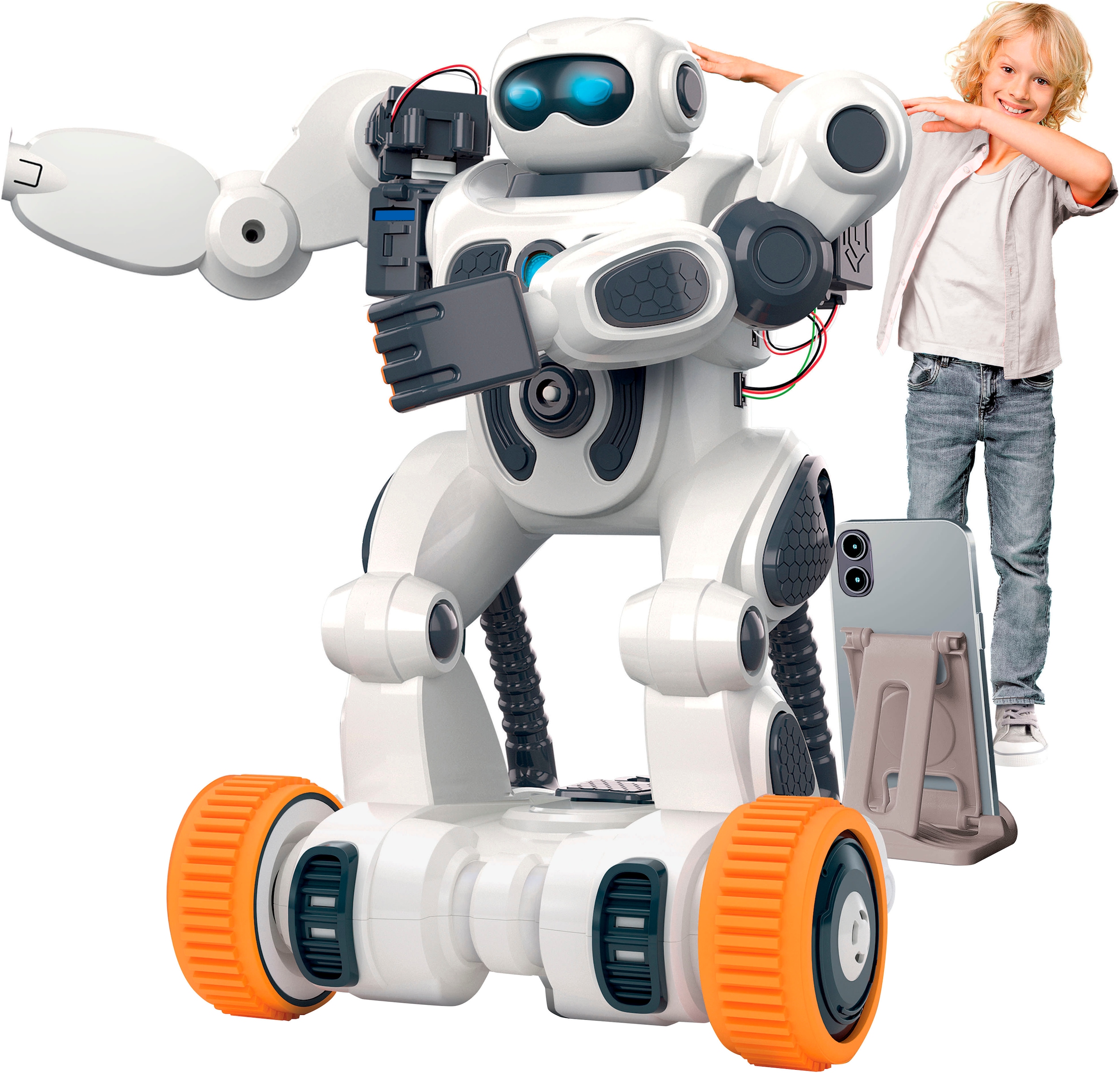 Clementoni® Roboter »Galileo Robotics, AIRO PRO - Artificial Intelligence Roboter« mit künstlicher Intelligenz