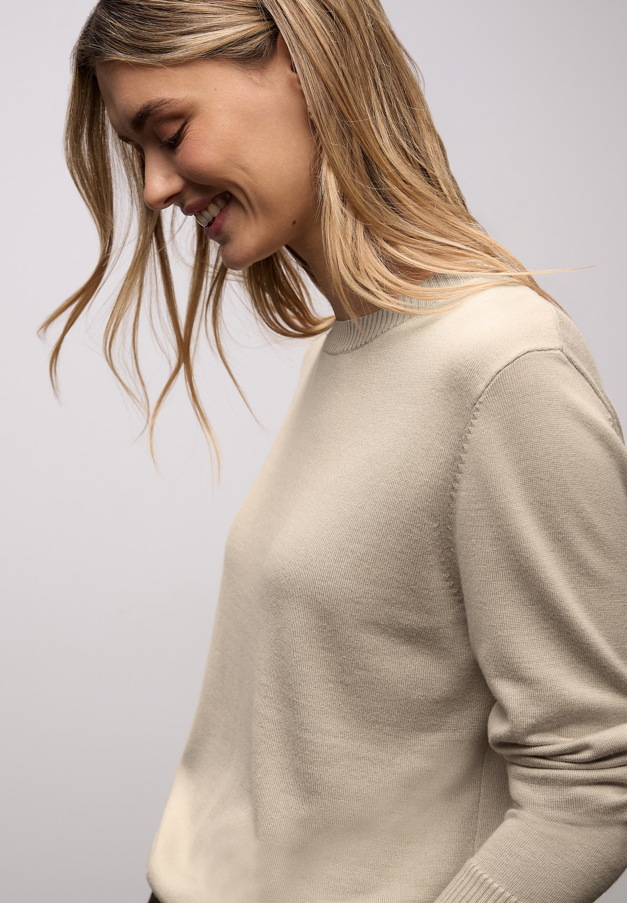 STREET ONE Strickpullover aus Viskosemix