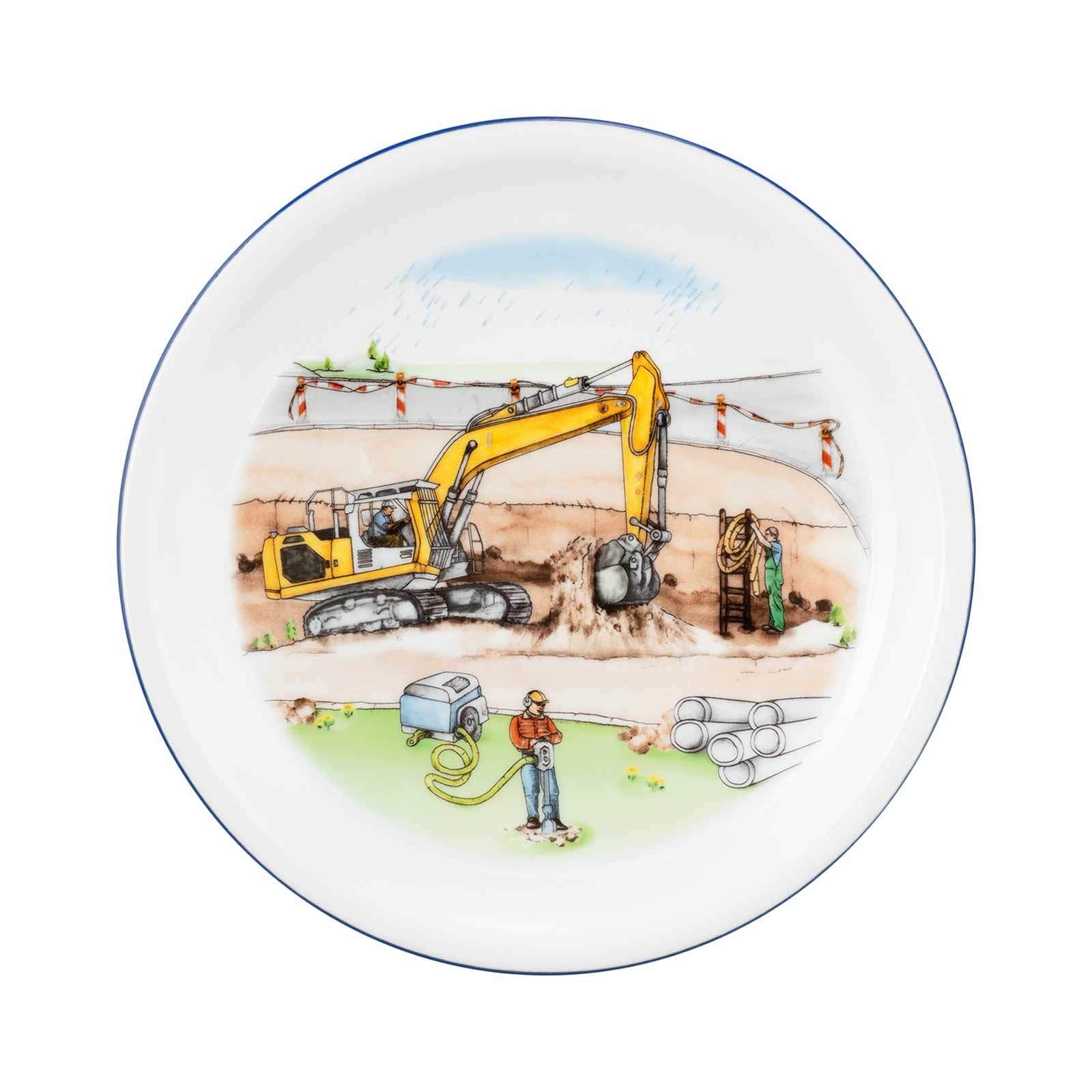 Seltmann Weiden Kindergeschirr-Set »Kindergeschirr Set Compact Auf der Baustelle bunt«