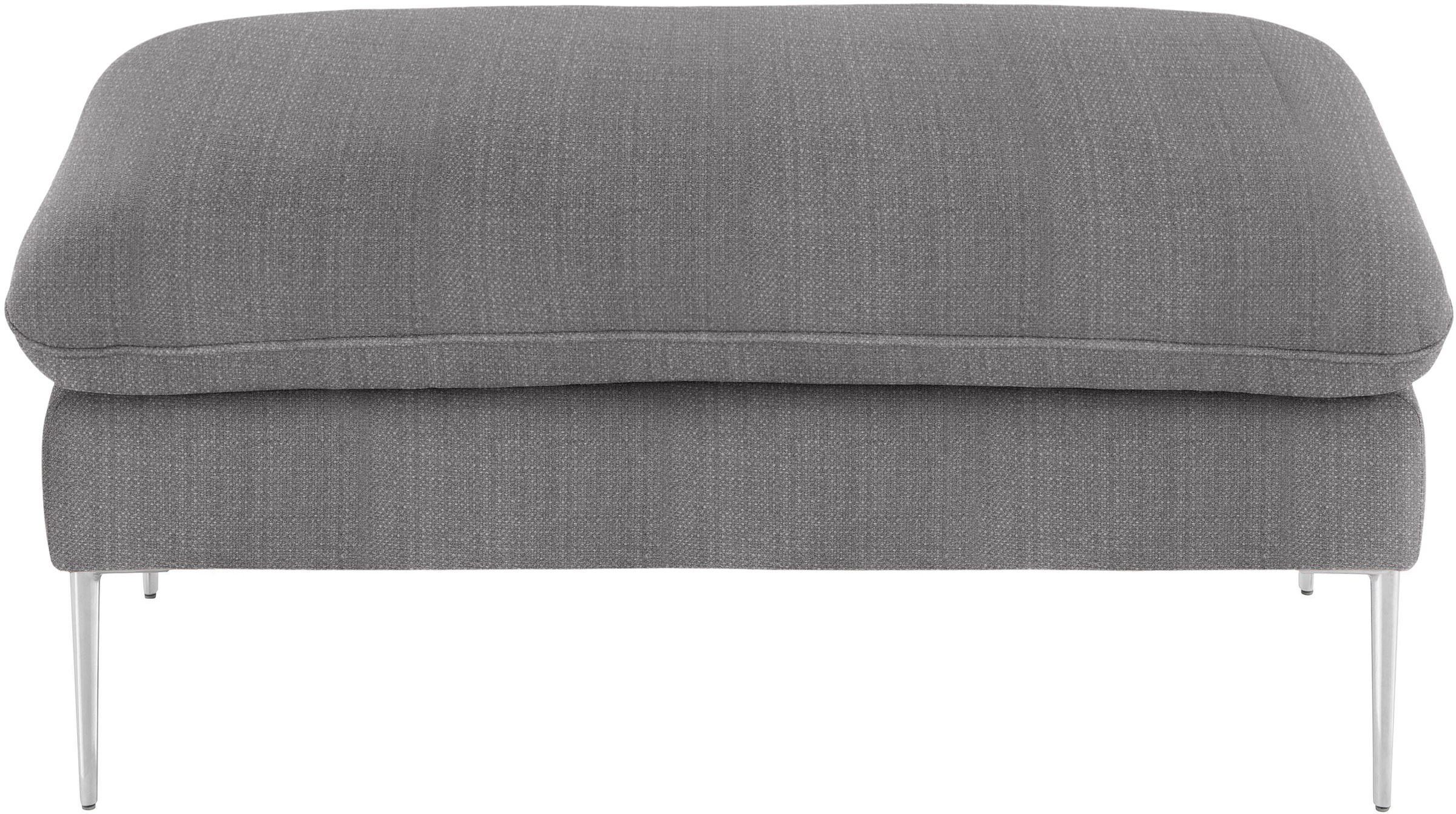 W.SCHILLIG Hocker »enjoy&MORE«, Füße Chrom glänzend, Breite 106 cm