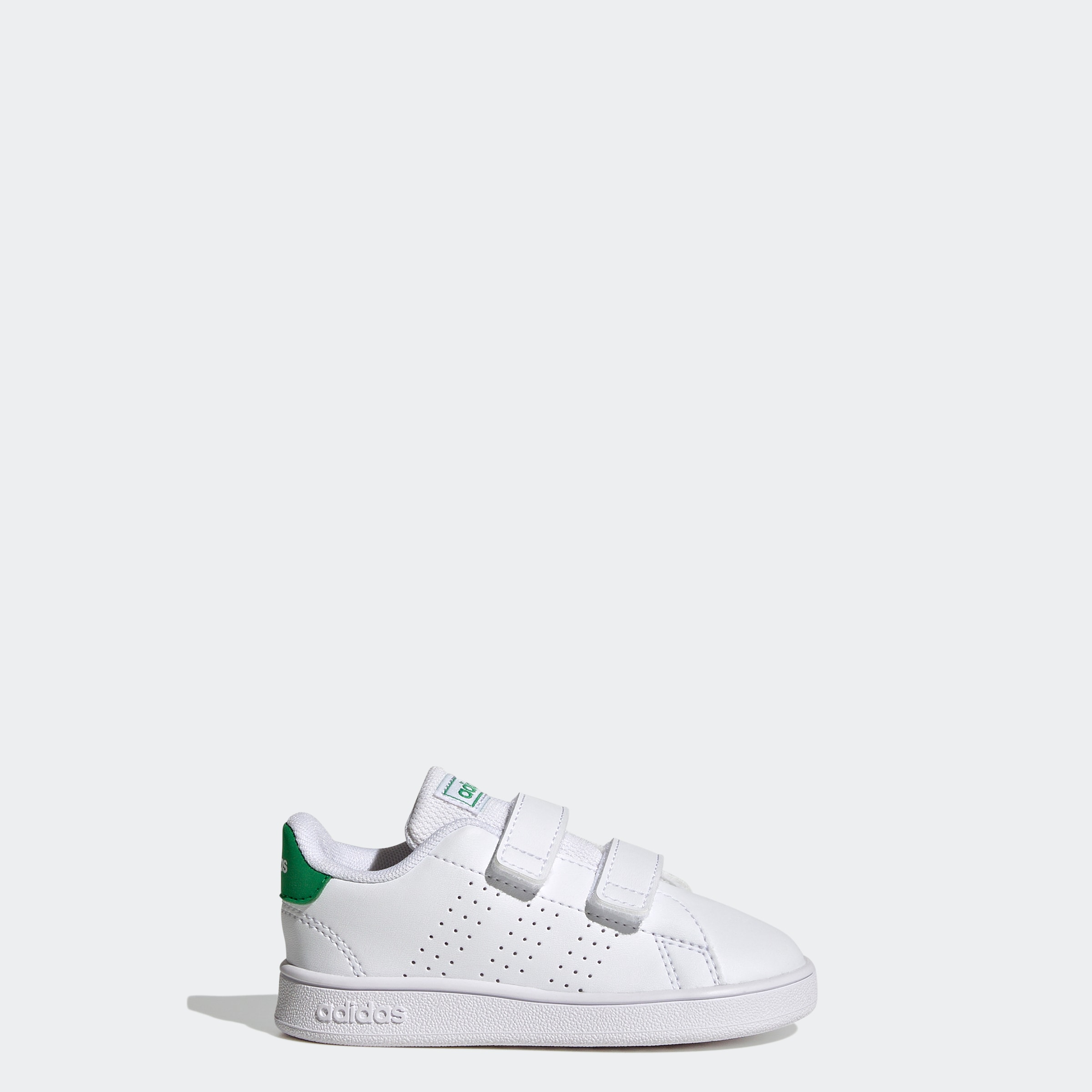 adidas Sportswear Sneaker »ADVANTAGE LIFESTYLE COURT TWO HOOK-AND-LOOP«  Design auf den Spuren des adidas Stan Smith, für Kinder