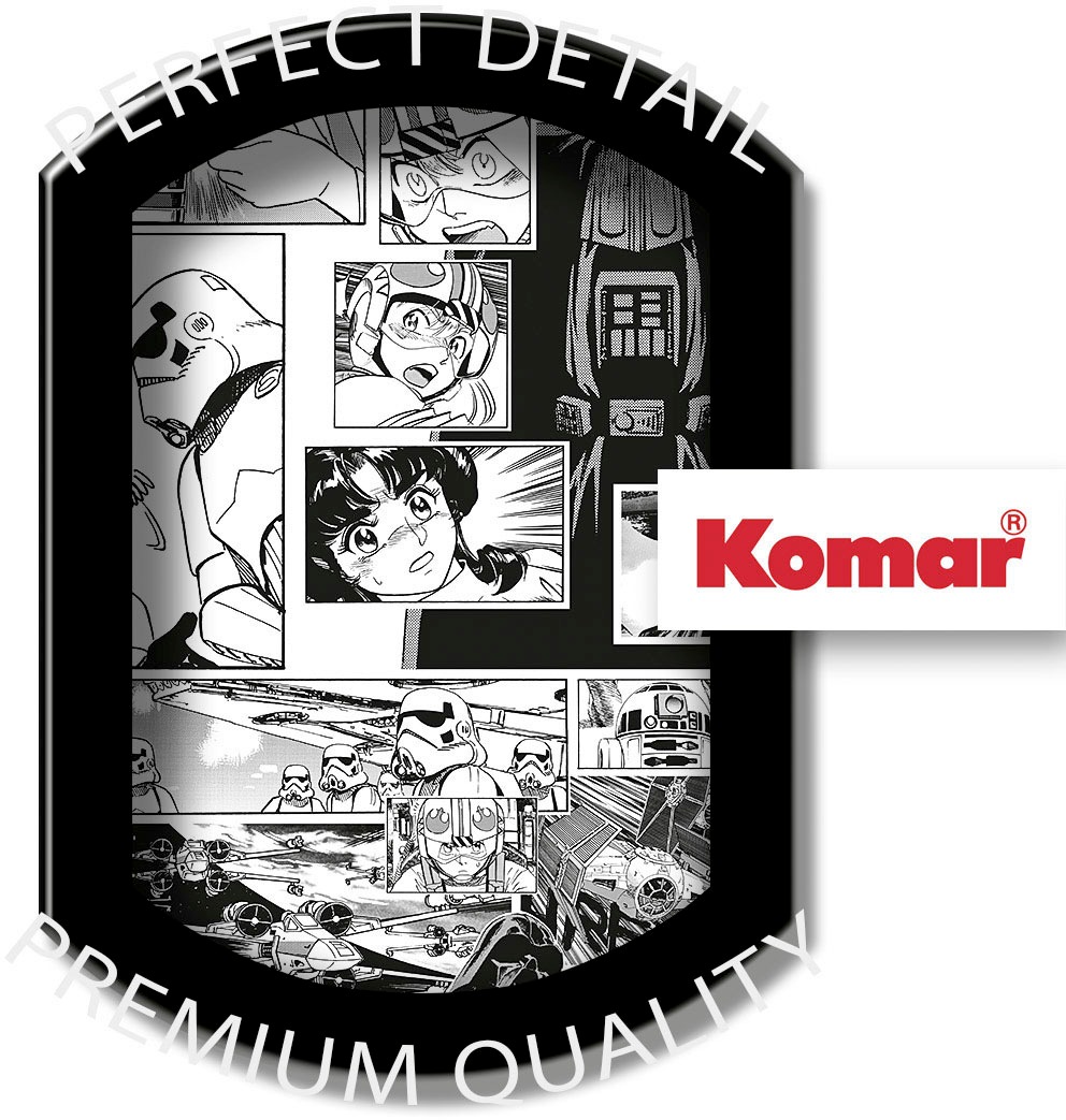 Komar Fototapete »Digitaldruck Vlies - Star Wars Manga Madness - Größe 100 x 250 cm«, bedruckt, Kinderzimmer