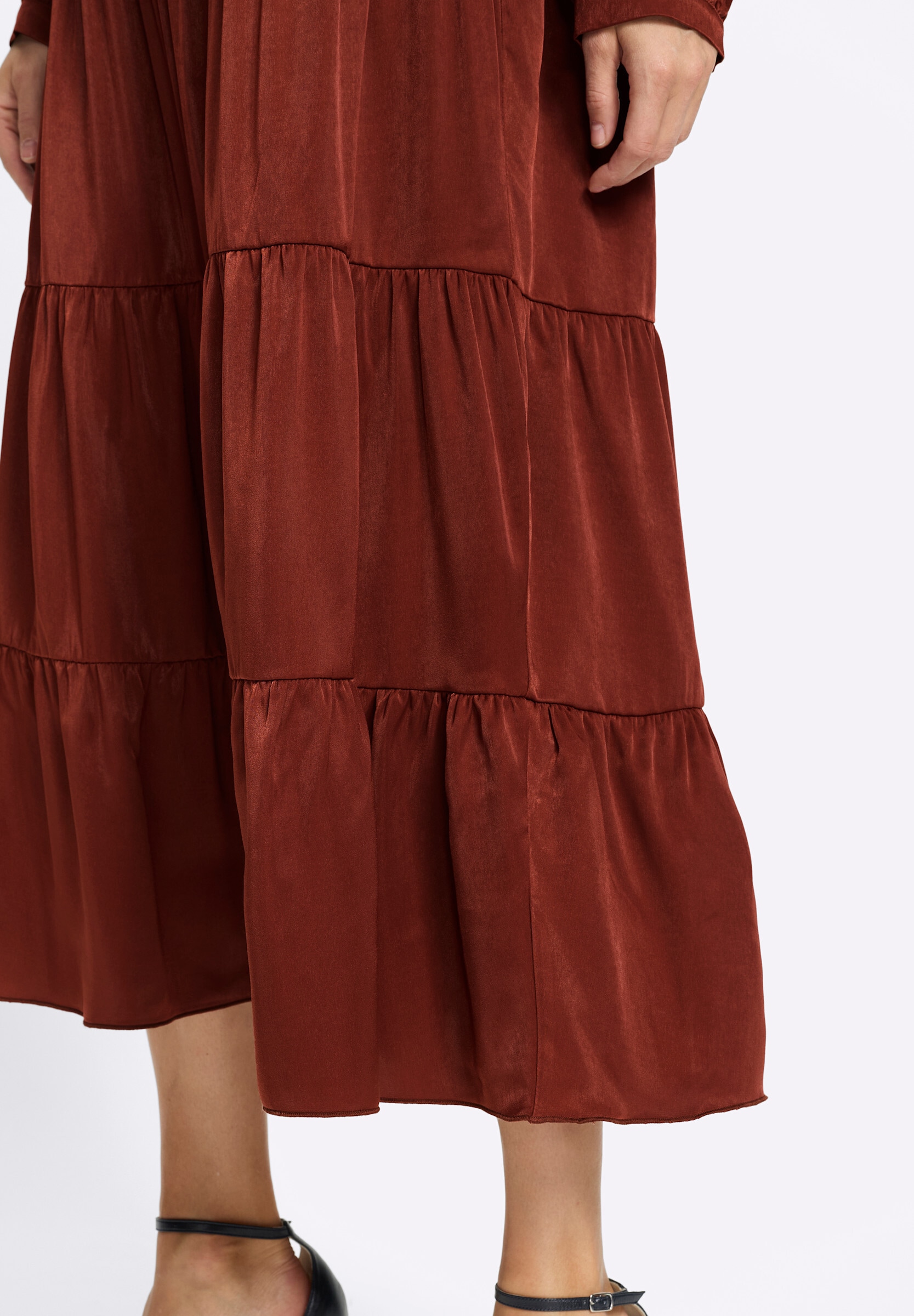 heine Maxikleid »Kleid Webkleid im weichen Viskose-Mix« Ohne Taschen