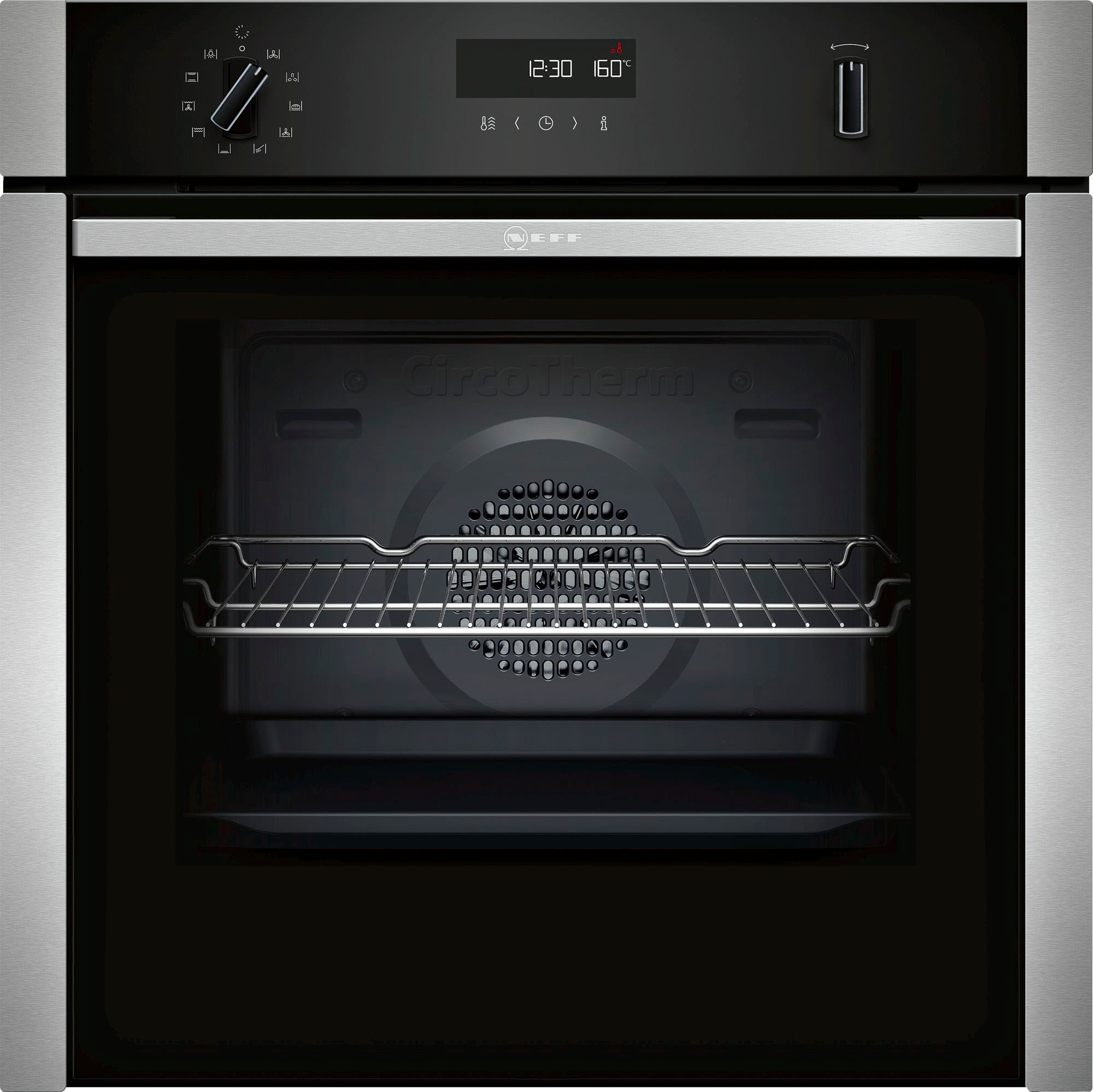 NEFF Einbaubackofen N 50 »B6ACH7AN0«, mit Hide®, Pyrolyse, EasyClean, CircoTherm®-Heißluft