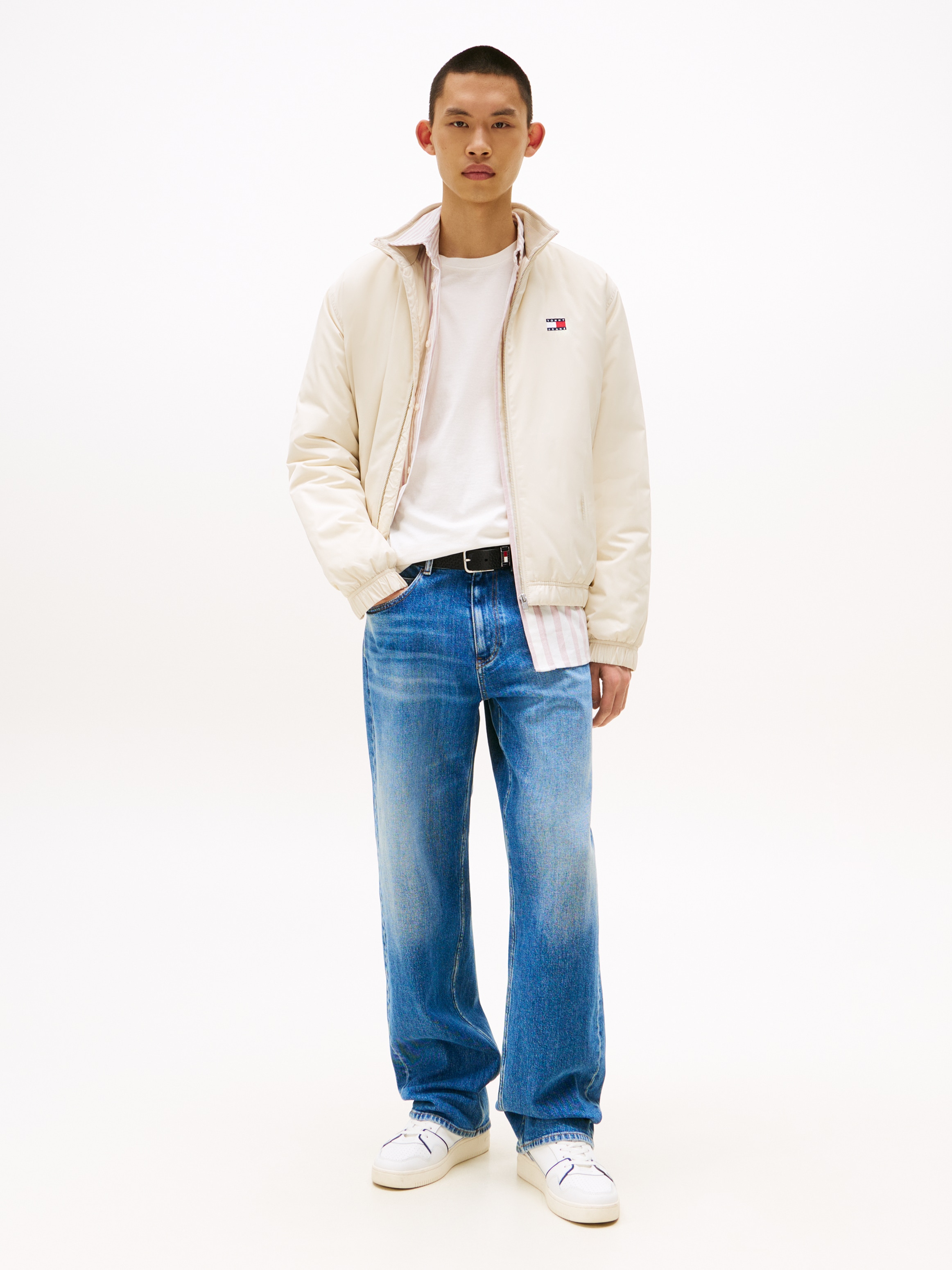 Tommy Jeans Blouson »TJM ESSENTIAL PADDED JACKET EXT«, glänzend, Stretchbündchen, Stehkragen