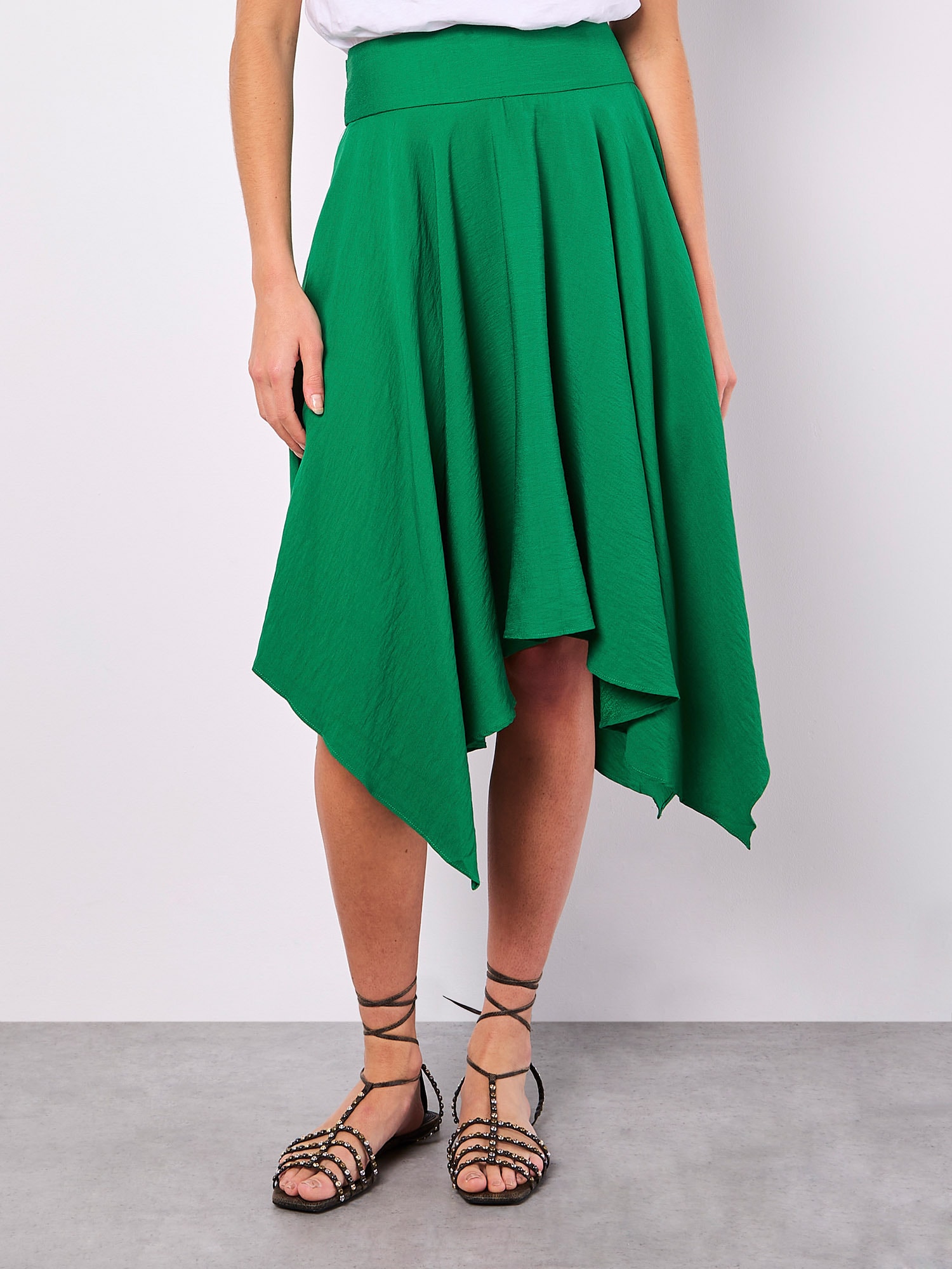 Apricot Stufenrock »Hankyhem Skirt« mit asymmetrischem Saum