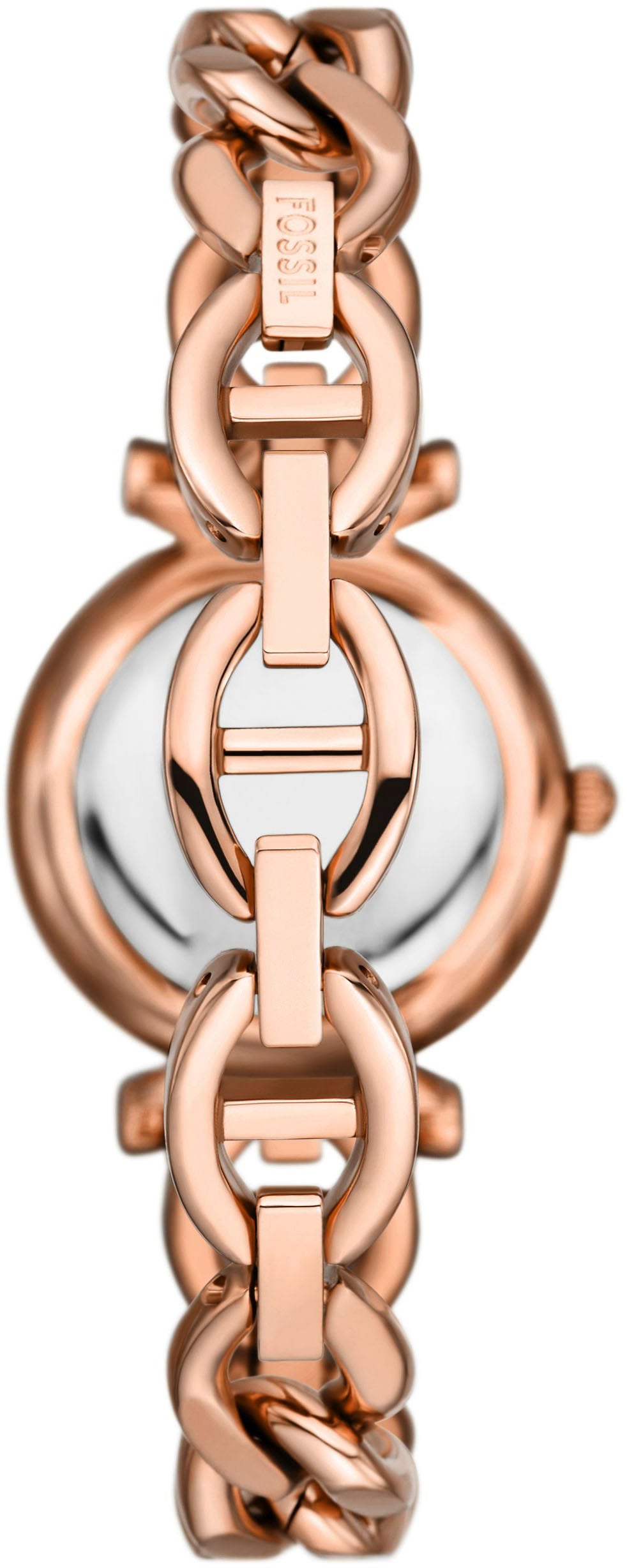 Fossil Quarzuhr »CARLIE MINI«, Armbanduhr, Damenuhr, Edelstahlarmband