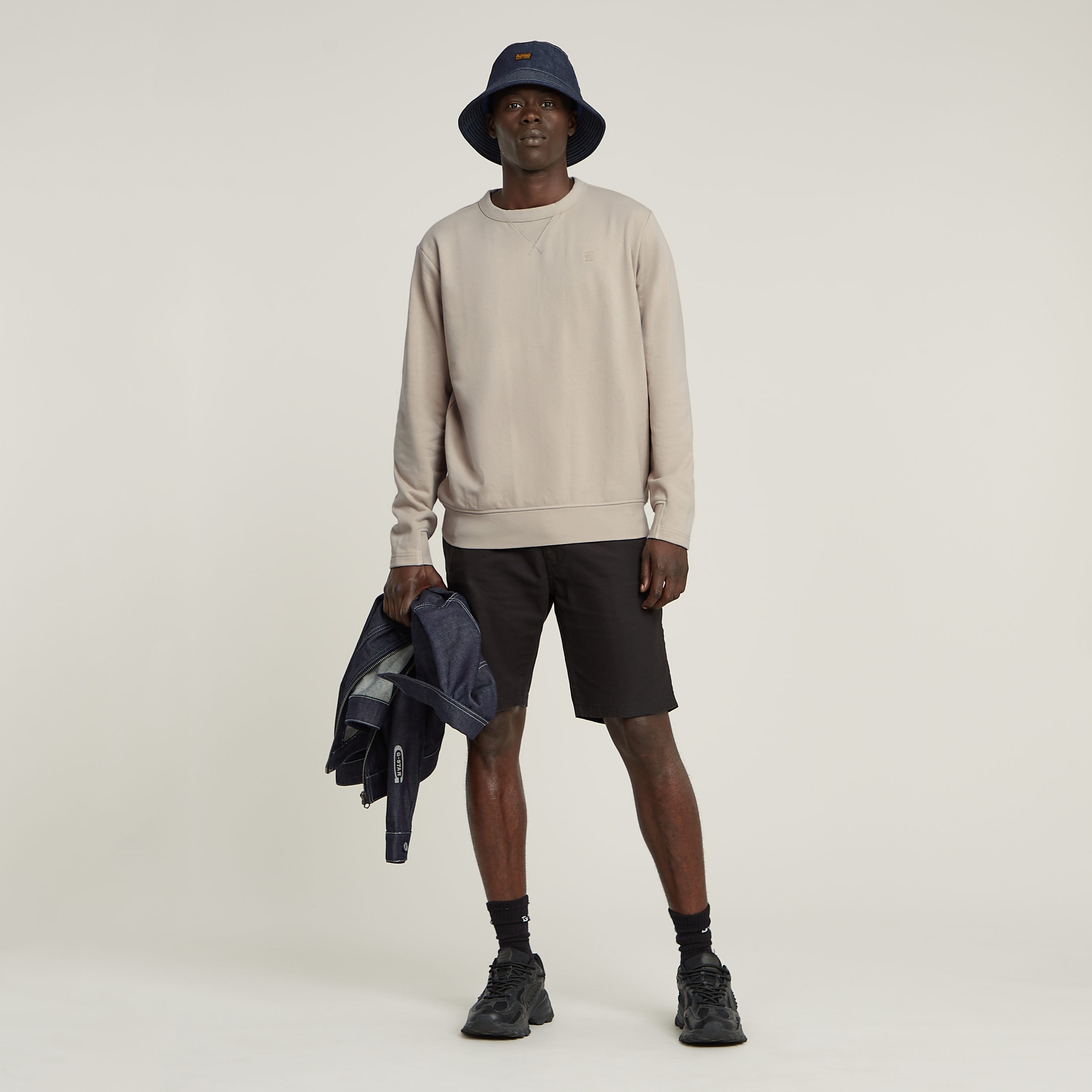 G-STAR Sweatshirt »Nifous«, mit halben Ärmelbündchen
