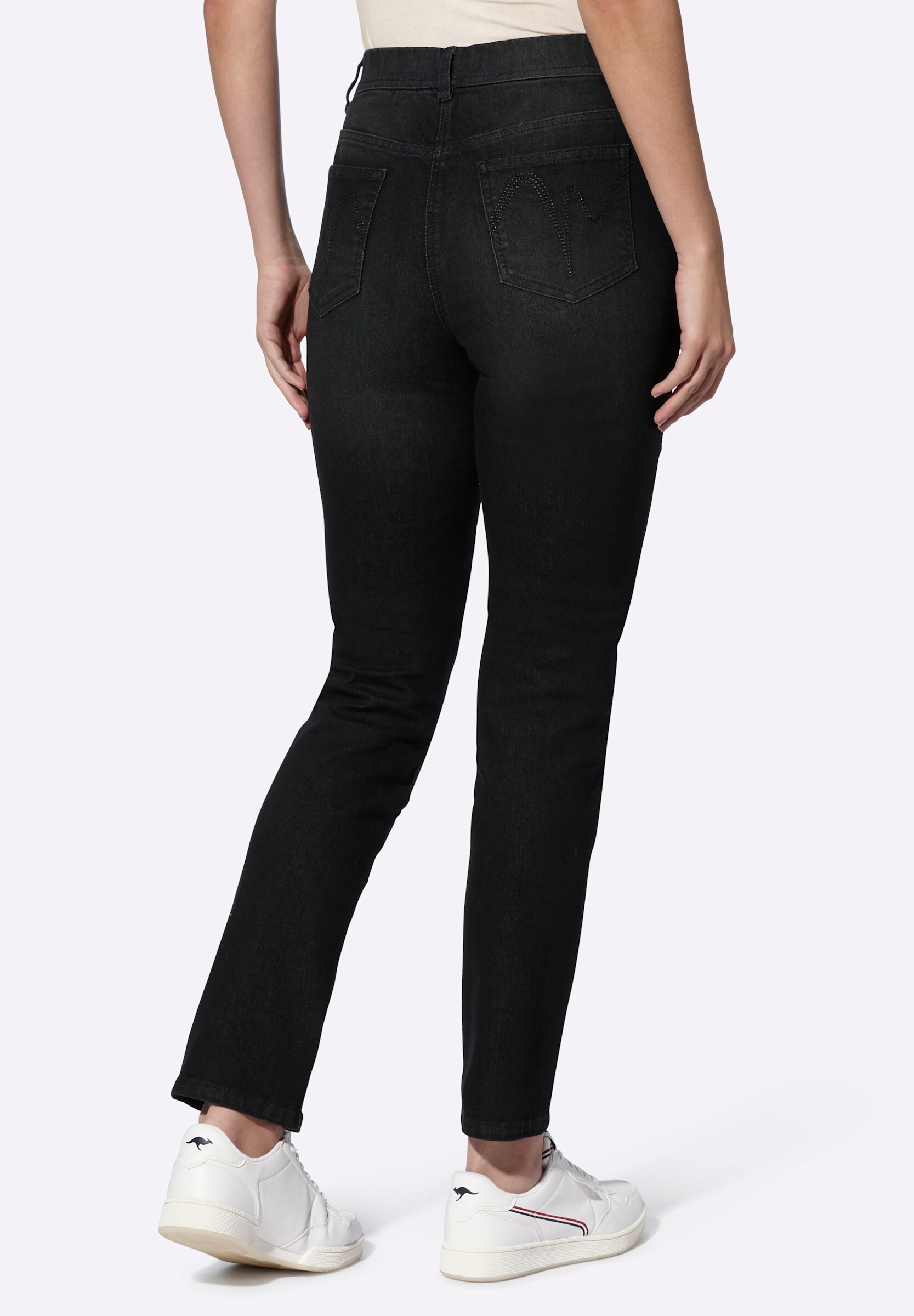 heine 5-Pocket-Jeans »Jeans Schlupfjeans mit Gürtelschlaufen«