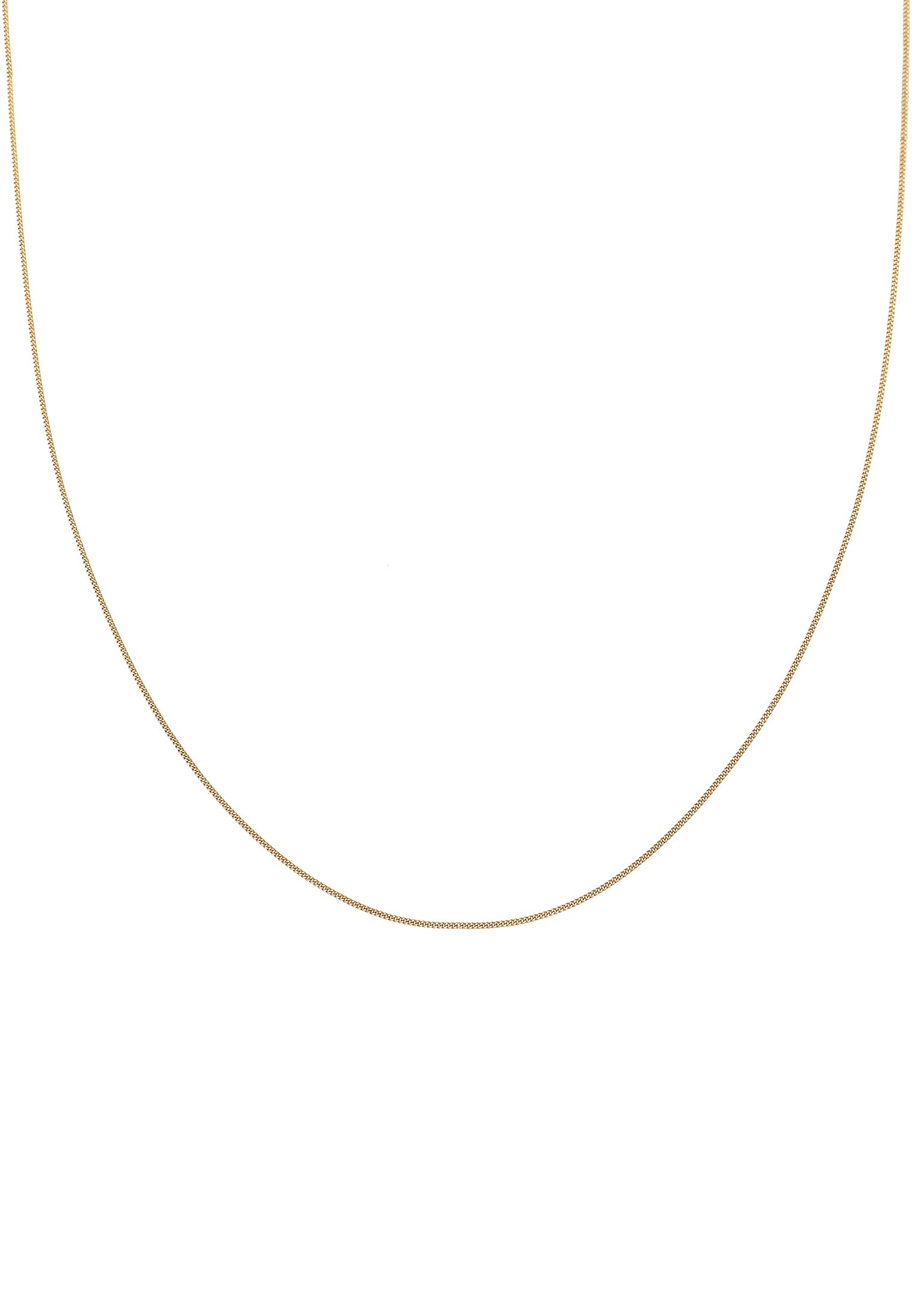 Elli Premium Kette ohne Anhänger »Halskette Panzerkette Basic Klassik 375er Gelbgold«