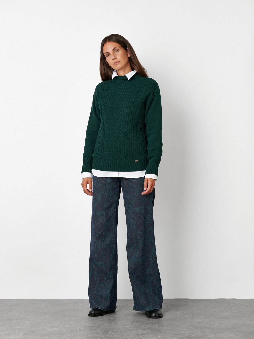 TONI Loose-fit-Jeans »Jenny Palazzo« mit Paisley-Print
