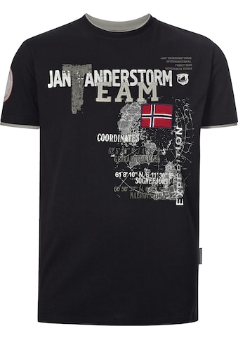 Jan Vanderstorm T-Shirt »SÖLVE«, robuster Baumwolljersey kaufen