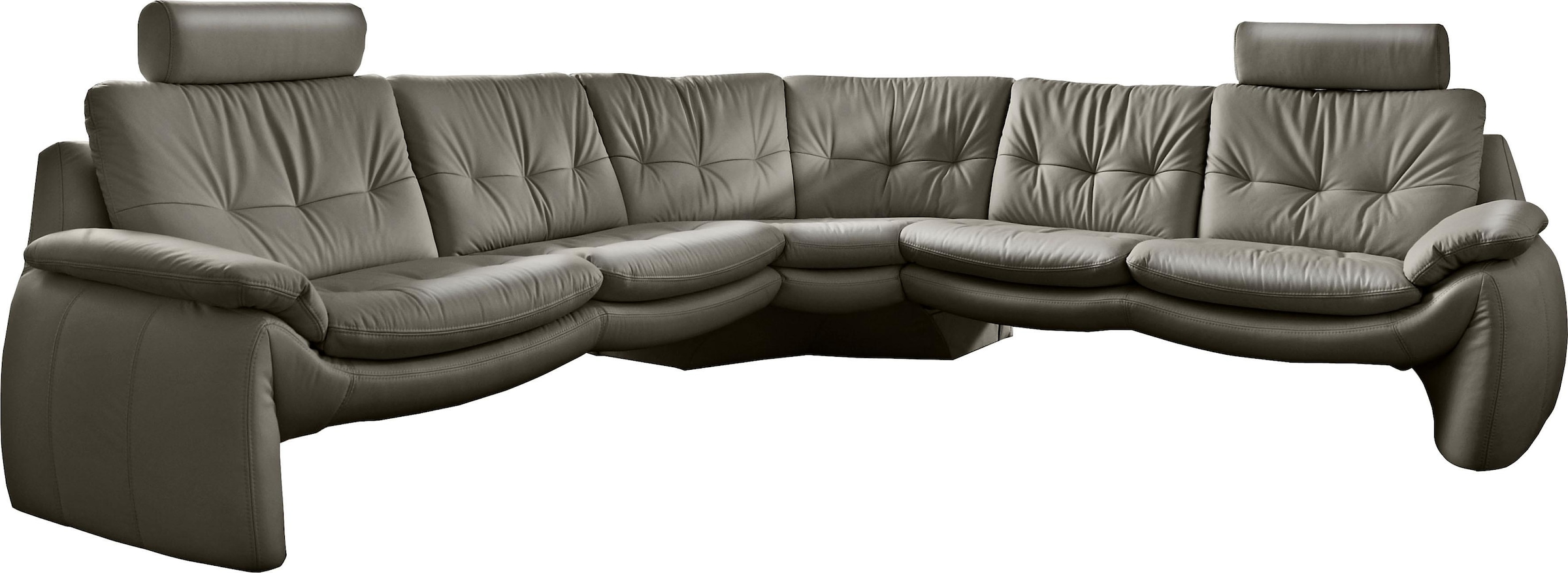 PLACES OF STYLE Ecksofa »Luna L-Form«, in einzigartiger Optik