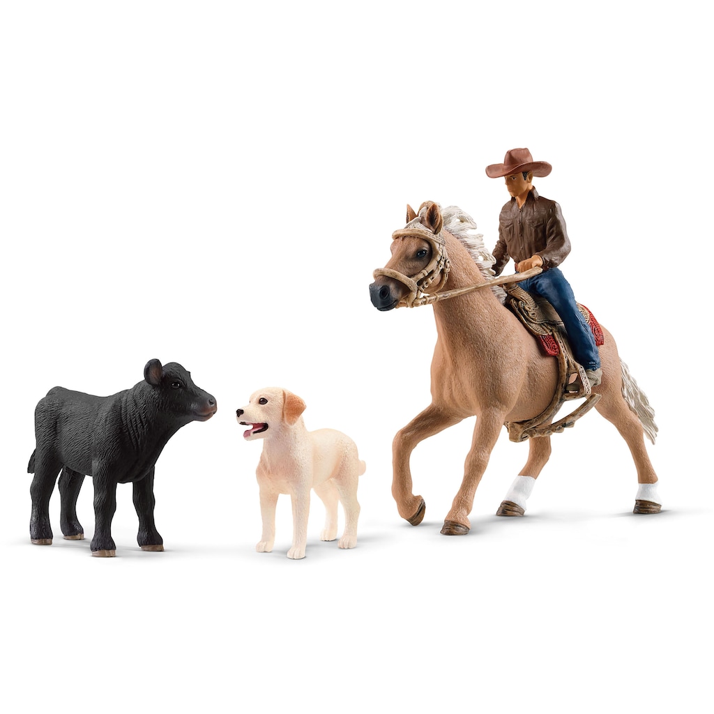 Schleich® Spielfigur »FARM WORLD, Westernreiten (42578)«