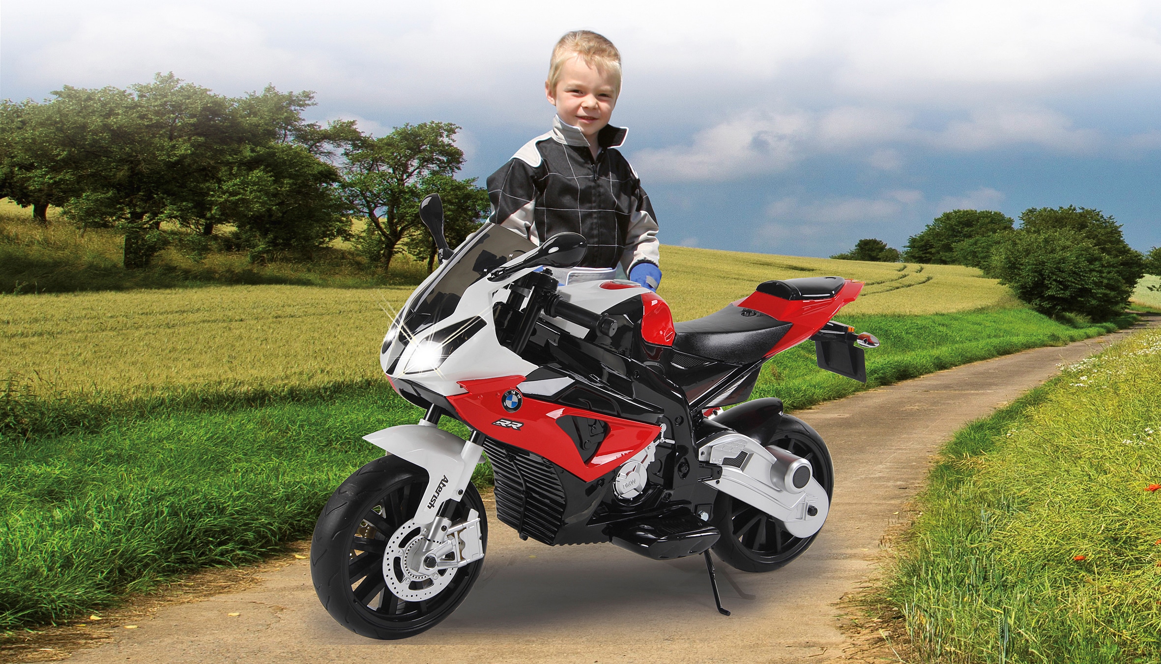 Jamara Elektro-Kindermotorrad »Motorrad BMW S1000 RR«, ab 3 Jahren, bis 35 kg, für Kinder ab 3 Jahre, 12 V