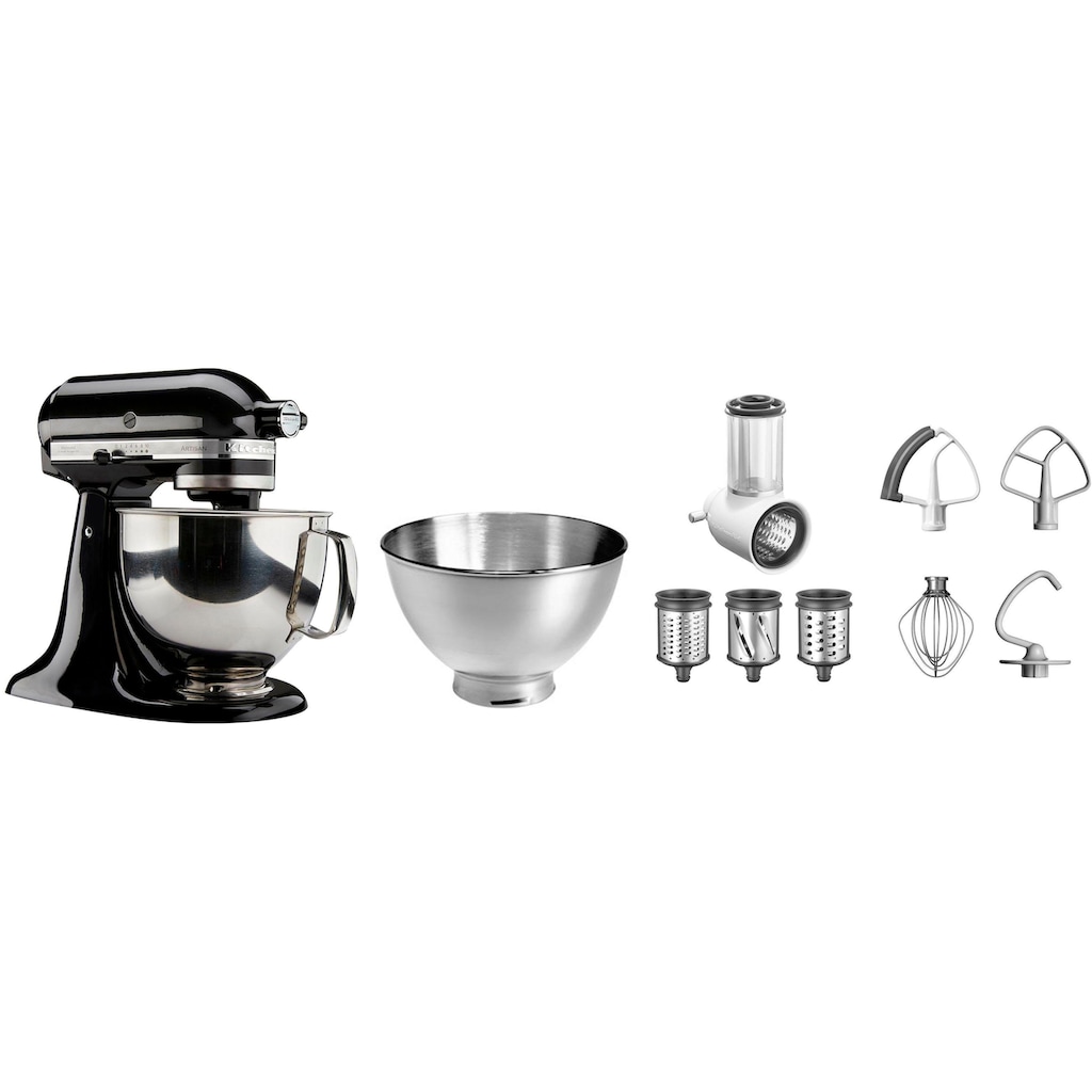 KitchenAid Küchenmaschine »5KSM175PSEOB+KSMVSA ONYX BLACK«