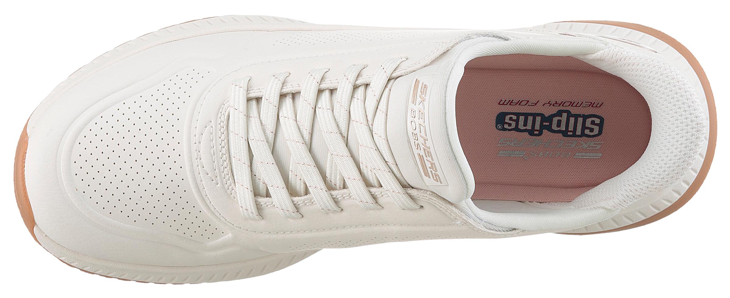 Skechers Slip-On Sneaker »BOBS SQUAD 4«  Slipper, Freizeitschuh mit Slip-ins zum Schlupfen
