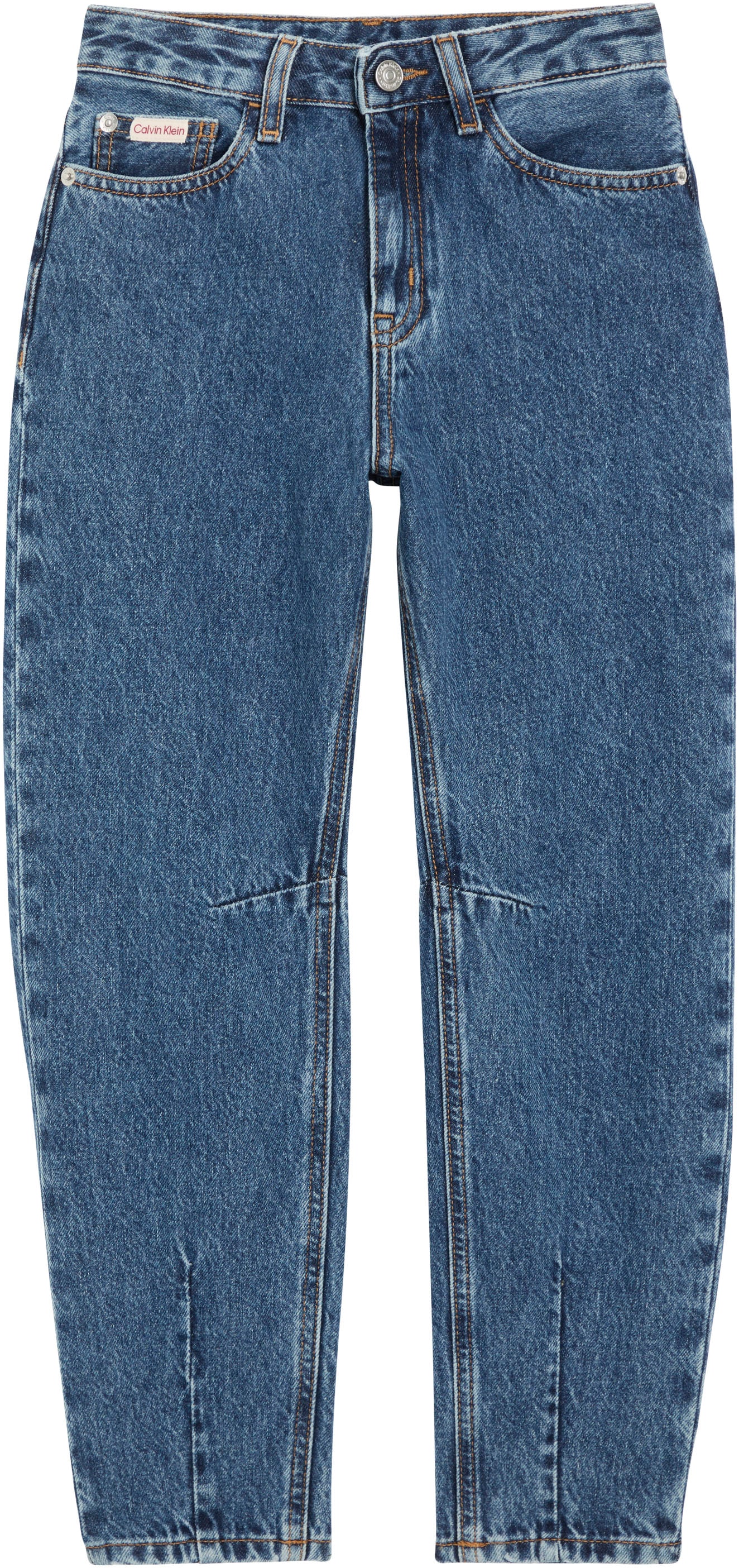 Calvin Klein Jeans Regular-fit-Jeans »BARREL BECKFORD BLUE WASH« Regular fit für Kinder mit praktischen Taschen