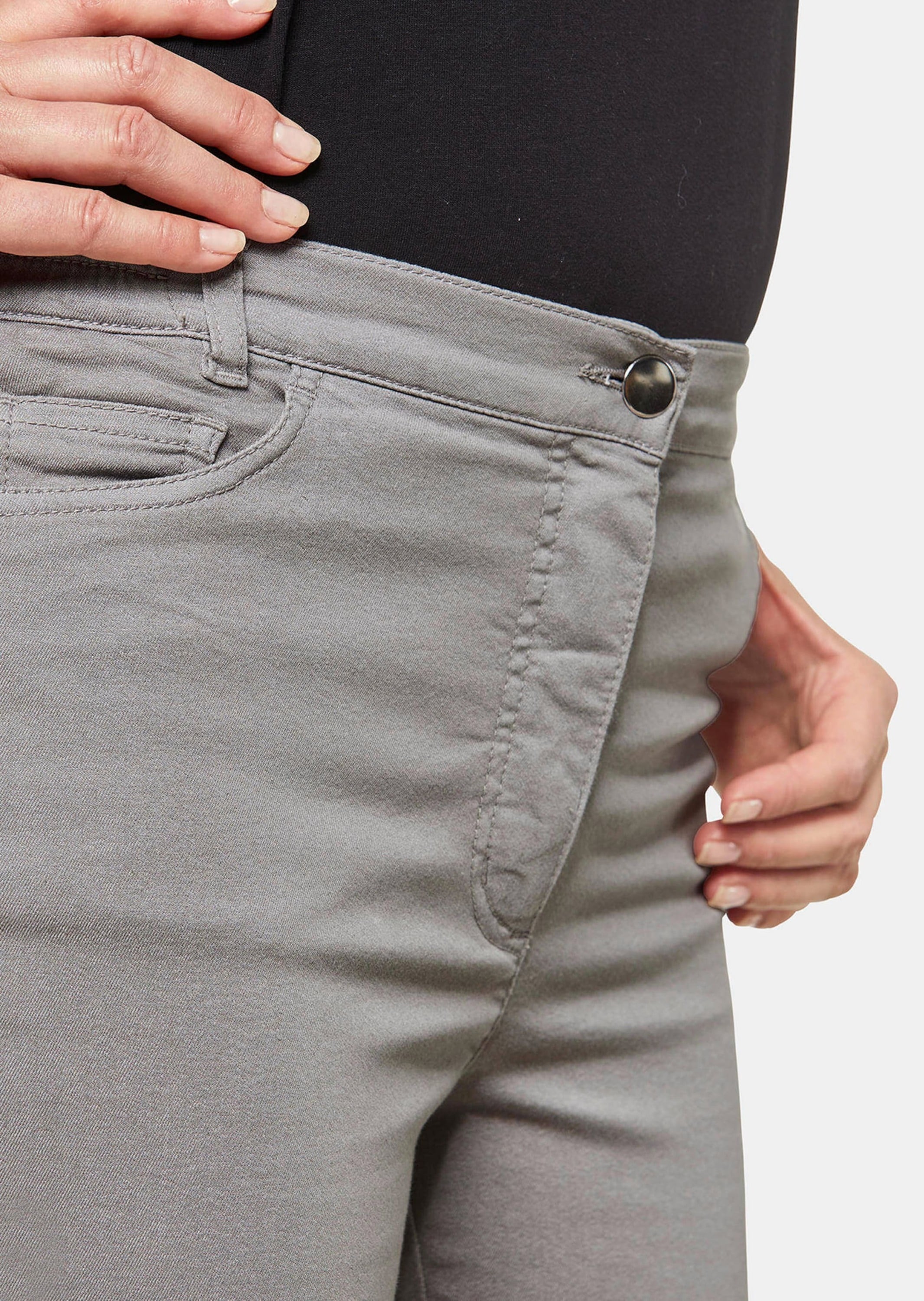 GOLDNER 2-in-1-Hose »Hose Carla in jeanstypischer Form und trendstarker Farbe«  Ohne