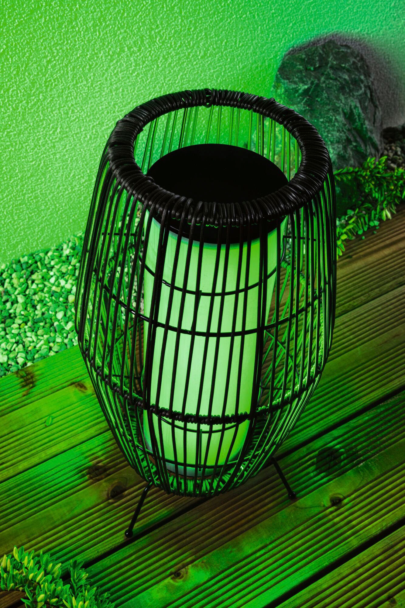 Paulmann LED Gartenleuchte »Outdoor Plug & Shine Basket 40 RGBW ZigBee IP44«, 1 flammig, ZigBee IP44 RGBW