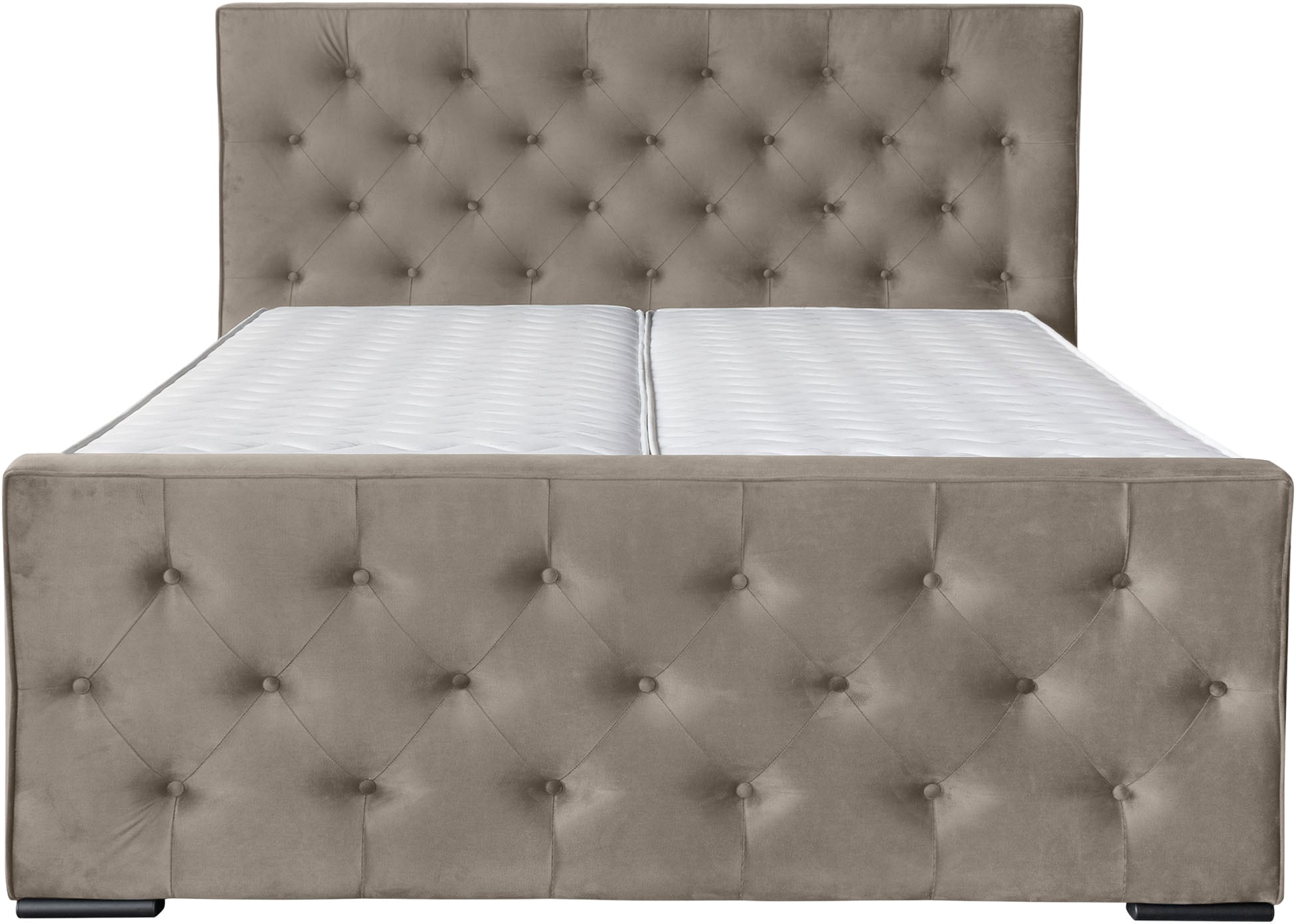 COLLECTION AB Boxspringbett »Florence inkl. Kingsize (28 cm) Matratze (H3) mit integriertem Topper«, inkl. Bettkasten, erhältlich in der Breite 180 cm
