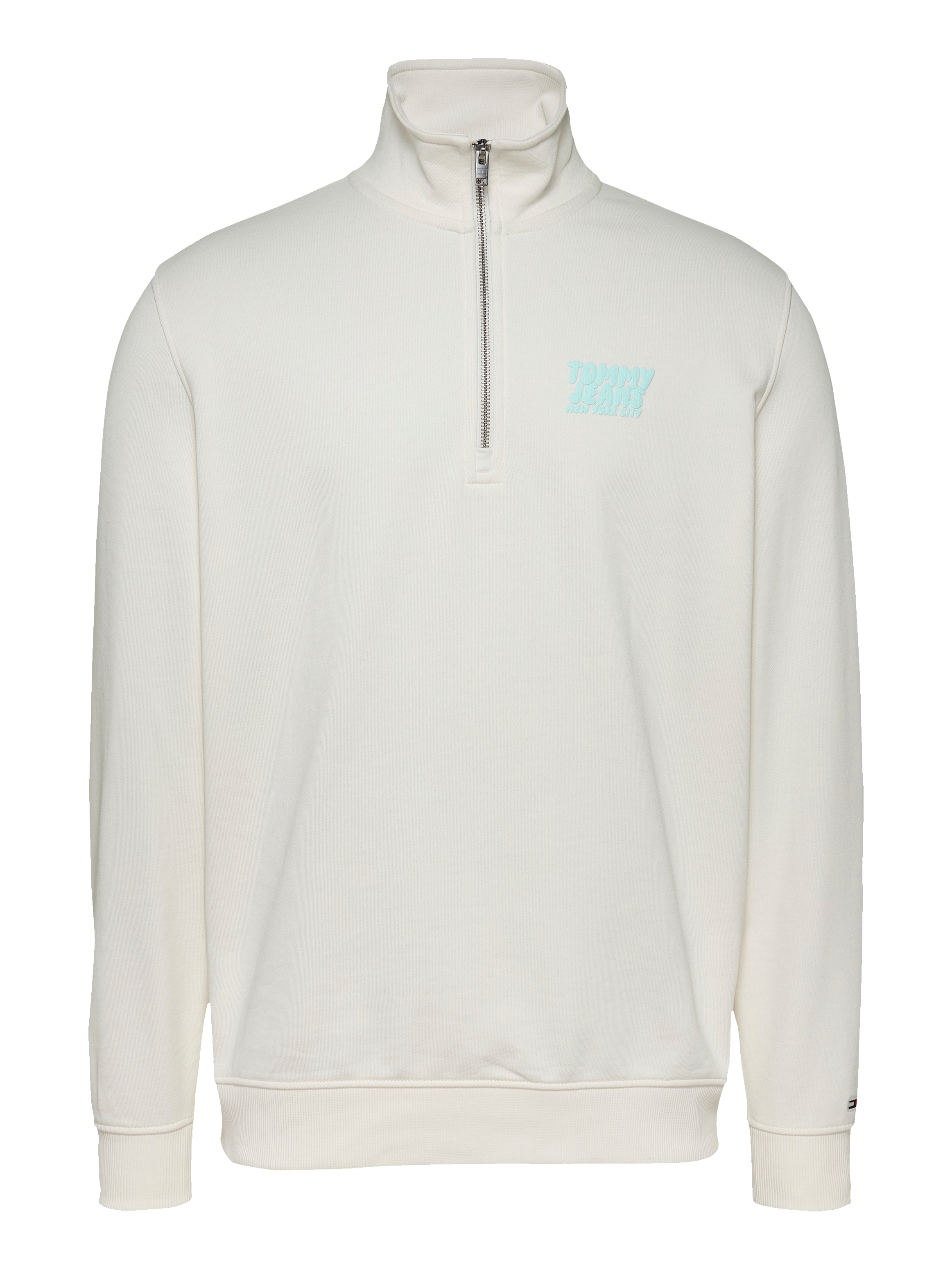 Tommy Jeans Sweatshirt »TJM REG BUBBLE QRTR ZIP FRNT/BCK«, mit großem Rückenprint