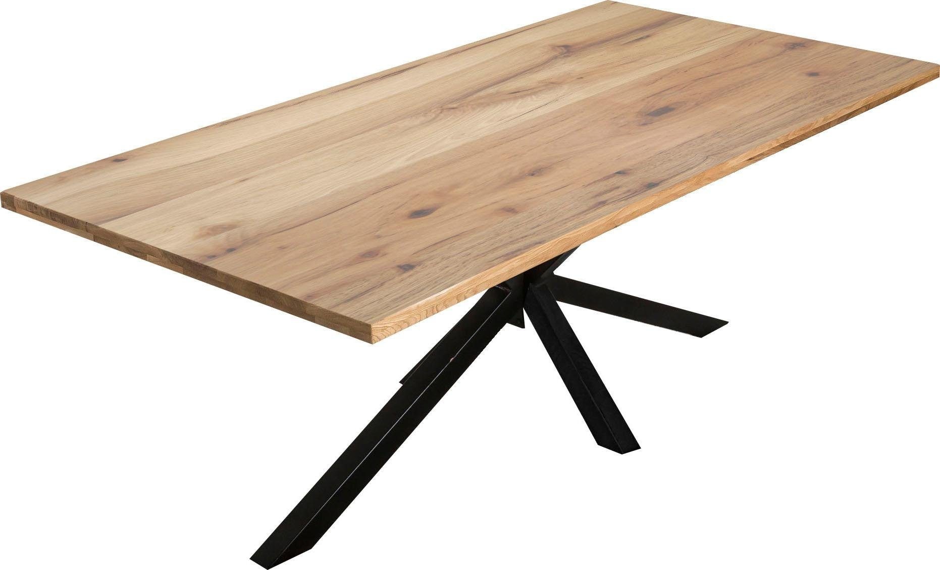 SIT Esstisch »Tops&Tables« Tischplatte auf 4 cm aufgedoppelt