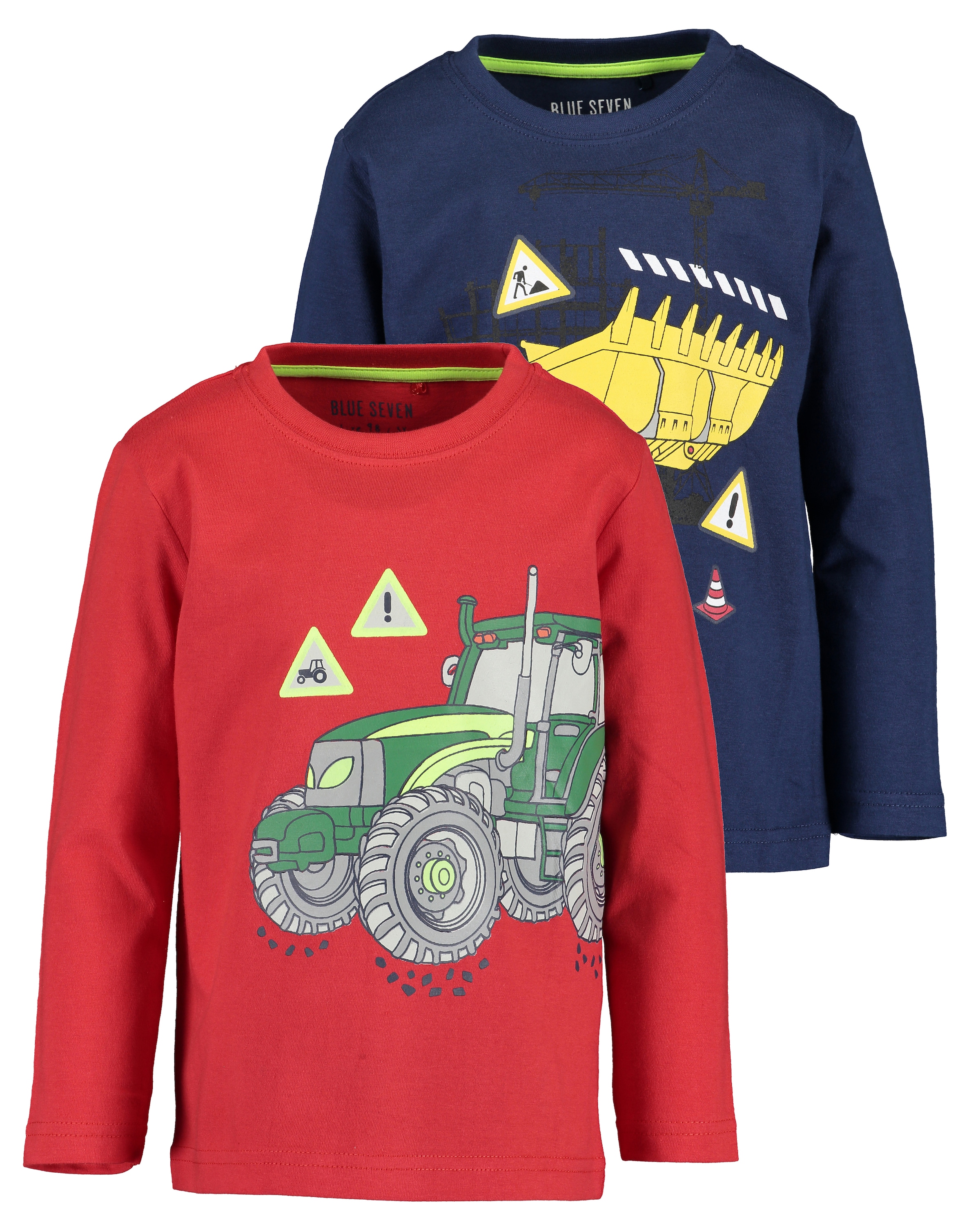 Langarmshirt »Blue Seven Jungen Langarmshirts VEHICLES - 2er Pack«