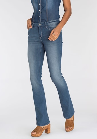 Arizona Bootcut-Jeans »mit Kontrastnähten«, Mid Waist kaufen