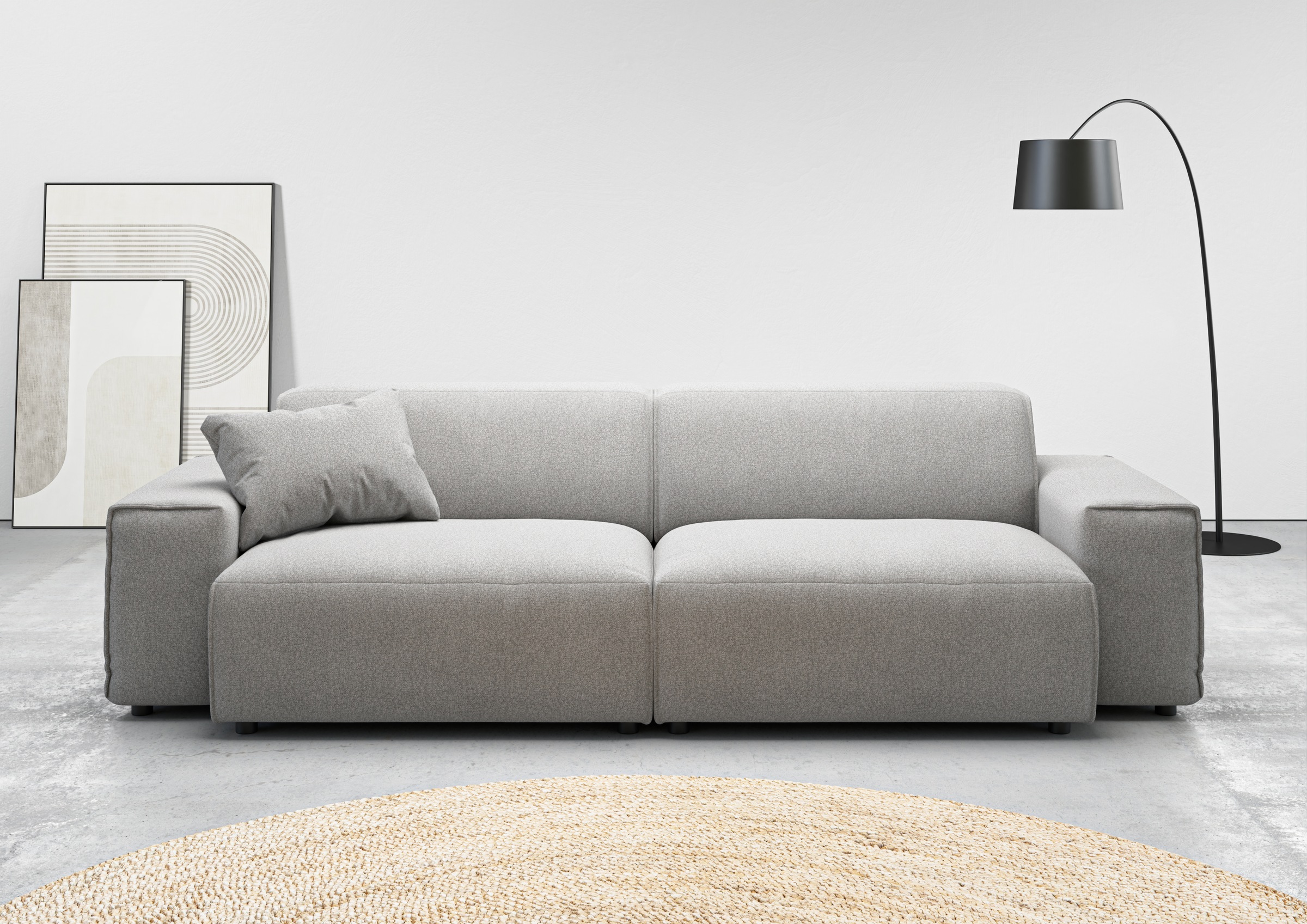 andas Big-Sofa »Glimminge  auch in Breitcord, Feincord + Easy care-Bezug,«, besondere Kedernähte Zierkissen