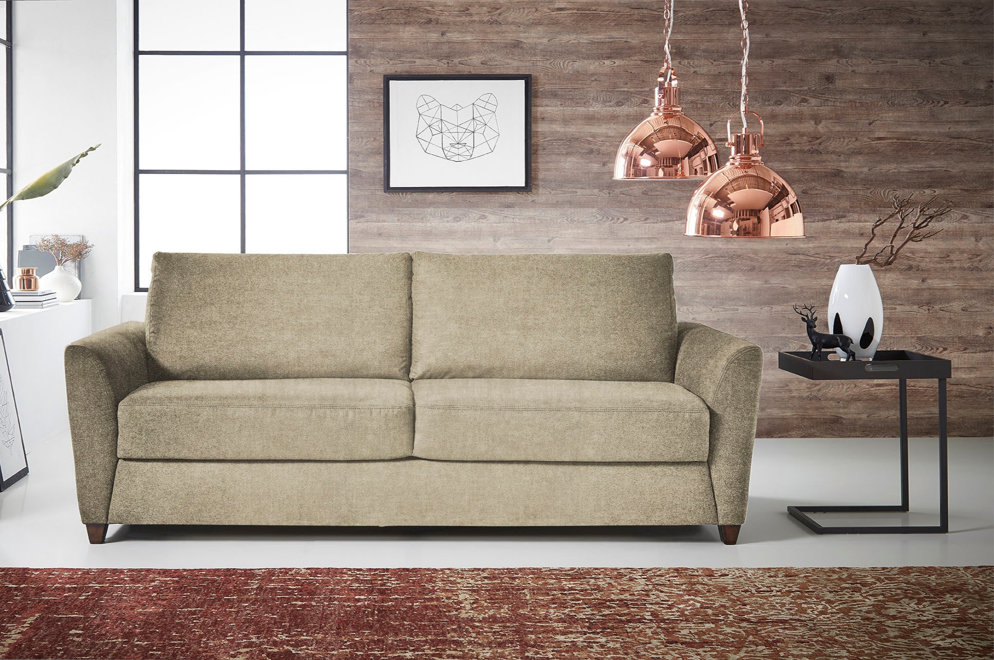 Bali Schlafsofa »Dallas, Dauerschläfer« in 140er und 160er Breite, inkl. Ergoflex-Unterfederung