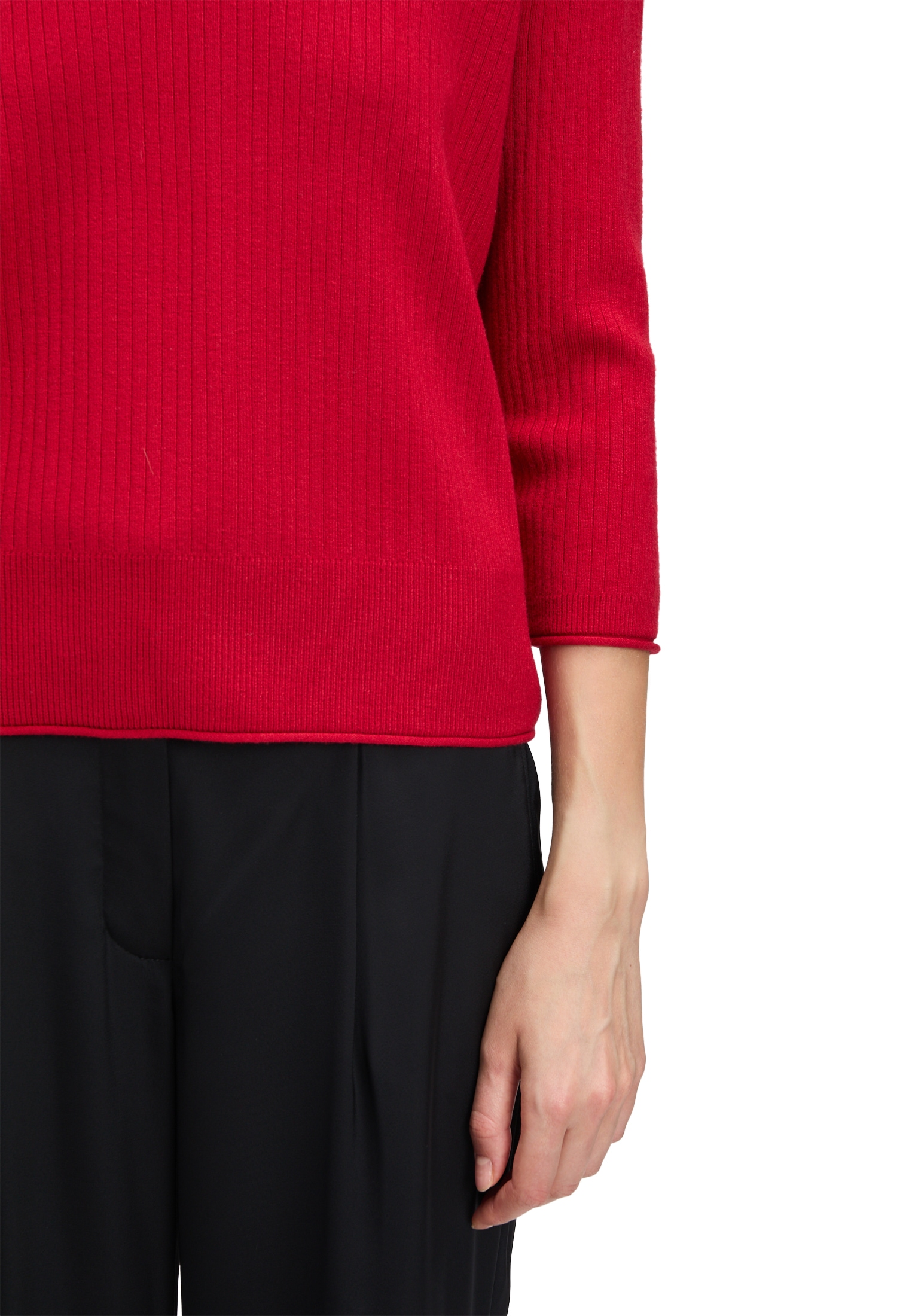 Betty Barclay Rundhalspullover »Feinstrickpullover mit V-Ausschnitt«