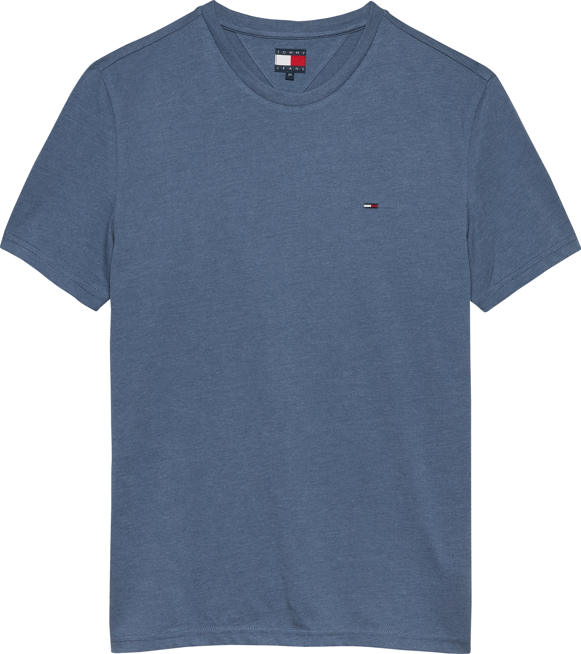 Tommy Jeans T-Shirt »TJM XSLIM JASPE HTR TEE EXT«, Mit Rundhalsausschnitt