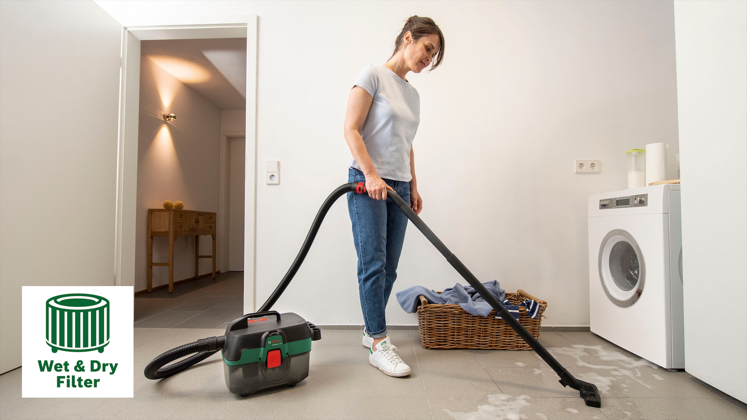 Bosch Home & Garden Nass-Trocken-Akkusauger »AdvancedVac 18V-8«, ohne Akku und Ladegerät
