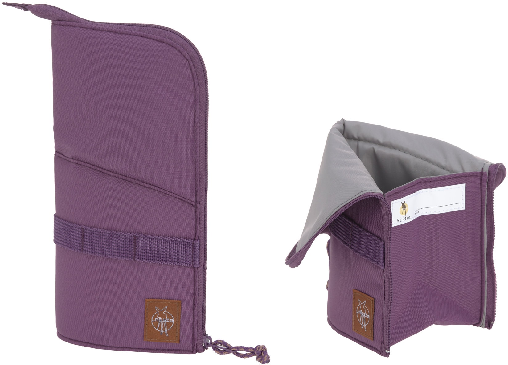 LÄSSIG Schulranzen »Unique, ♕ aus recyceltem Purple«, PETA-approved Boxy, Reflektoren, Material bei vegan