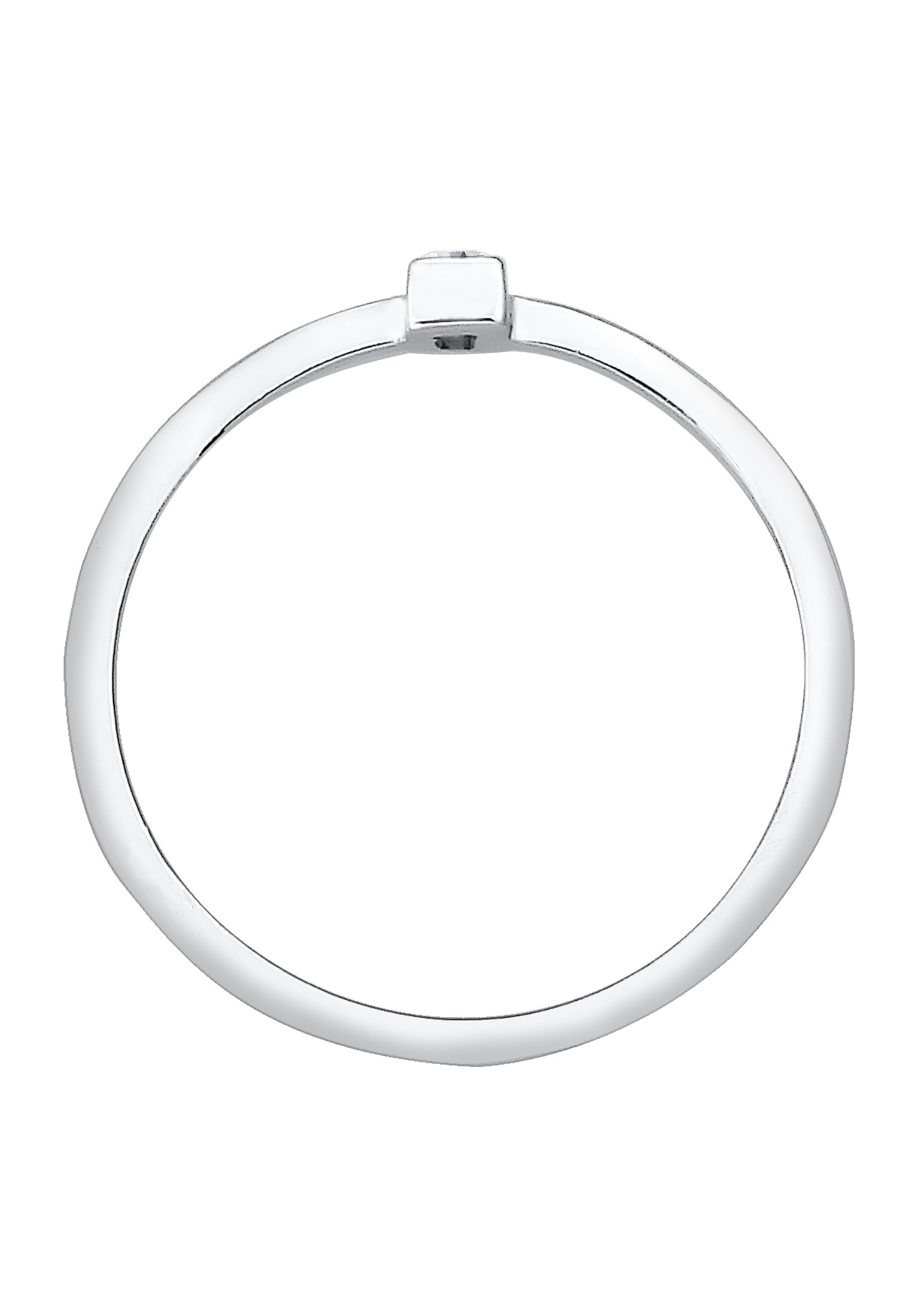 Elli Premium Verlobungsring »Ring Topas Weiß 925 Sterling Silber«