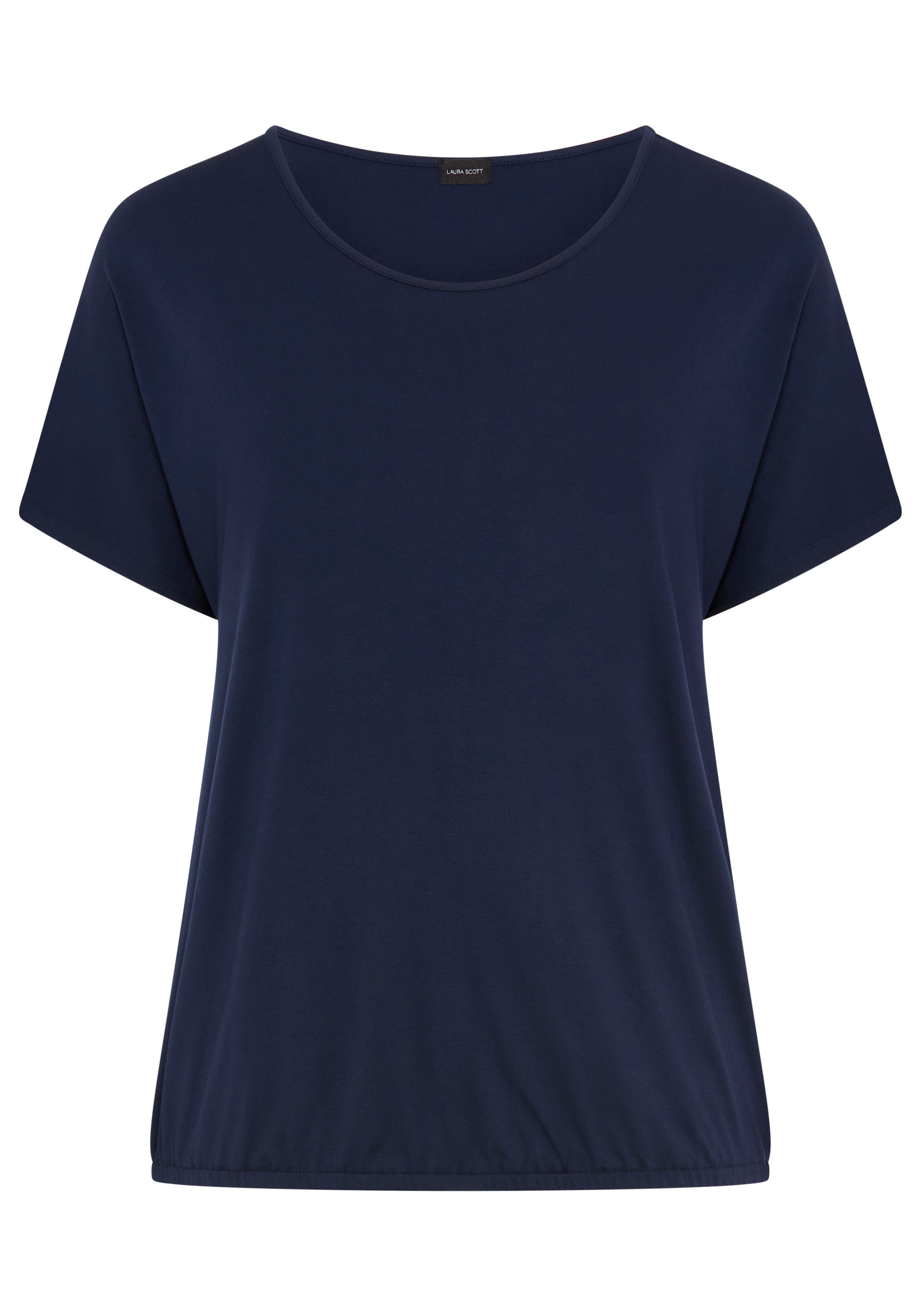 Laura Scott CURVE T-Shirt figurumspielende Passform, mit Rundhalsausschnitt