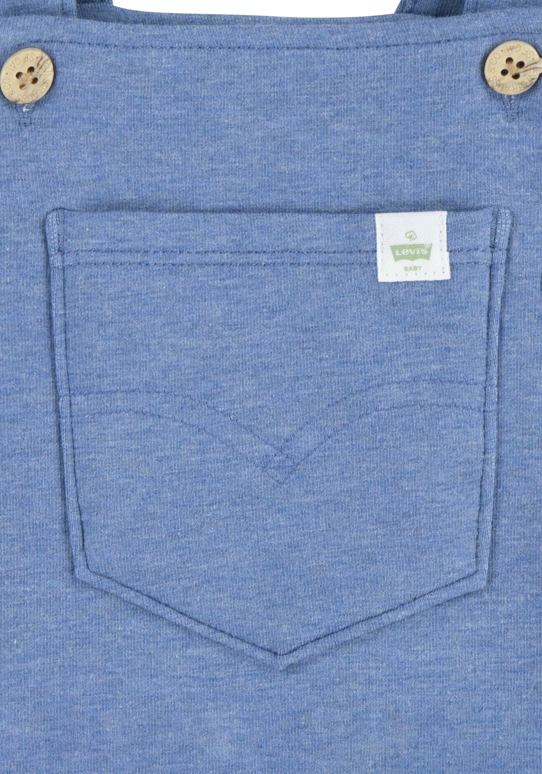 Levi's® Kids Latzhose »POCKET FRONT KNIT OVERALL«, UNISEX aus softer Sweatqualität