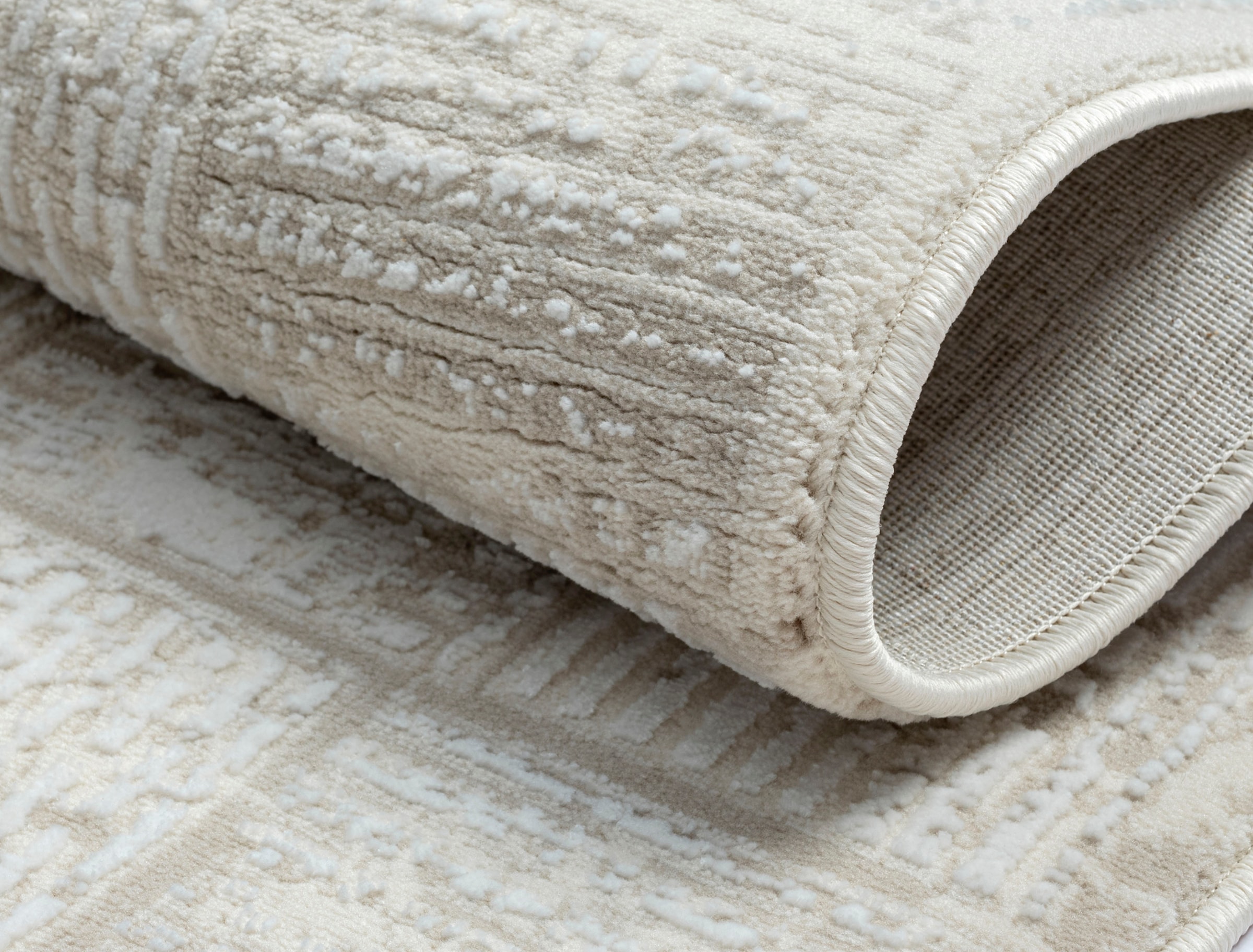 Myflair Möbel & Accessoires Teppich »My House, LAGERRÄUMUNG!«, rechteckig, 10 mm Höhe, Kurzflor, Retro-Style, besonders weich durch Microfaser, mit Fransen
