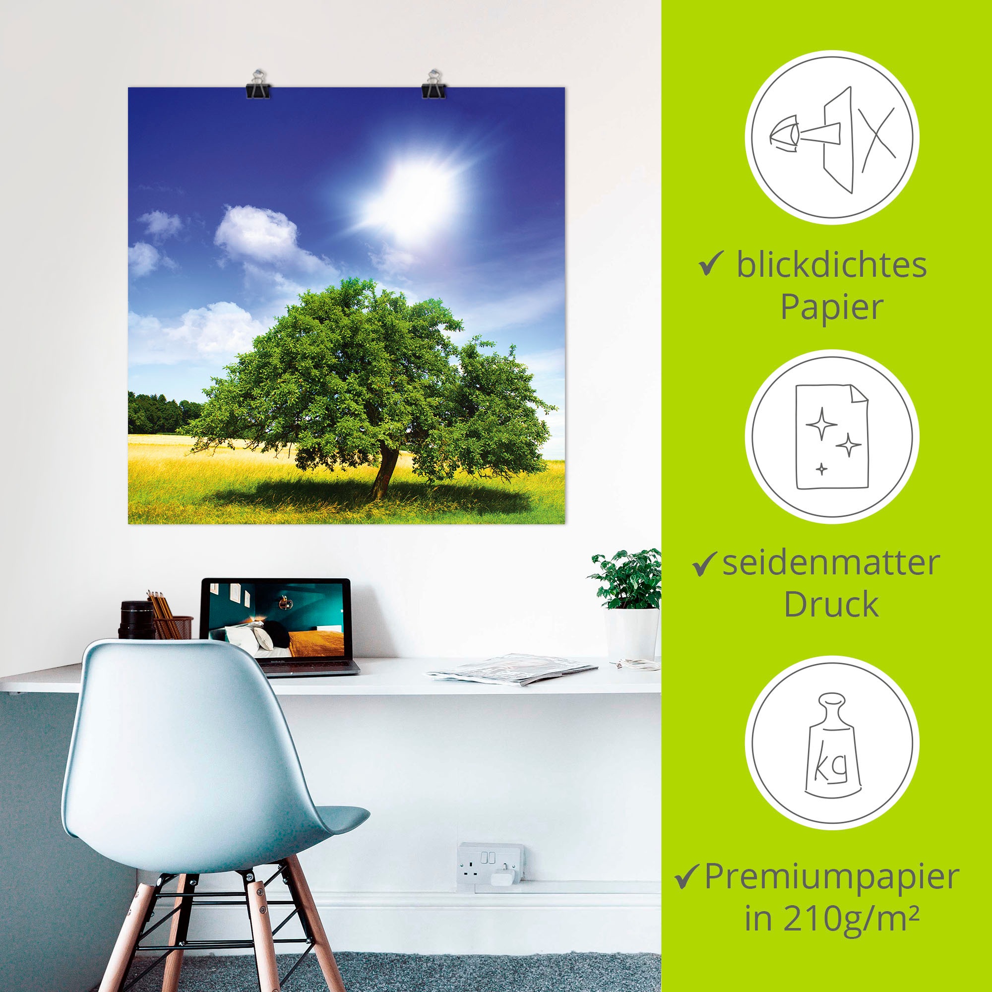 Artland Wandbild »Baum des Lebens«, Bäume, (1 St.), als Leinwandbild, Poster in verschied. Größen