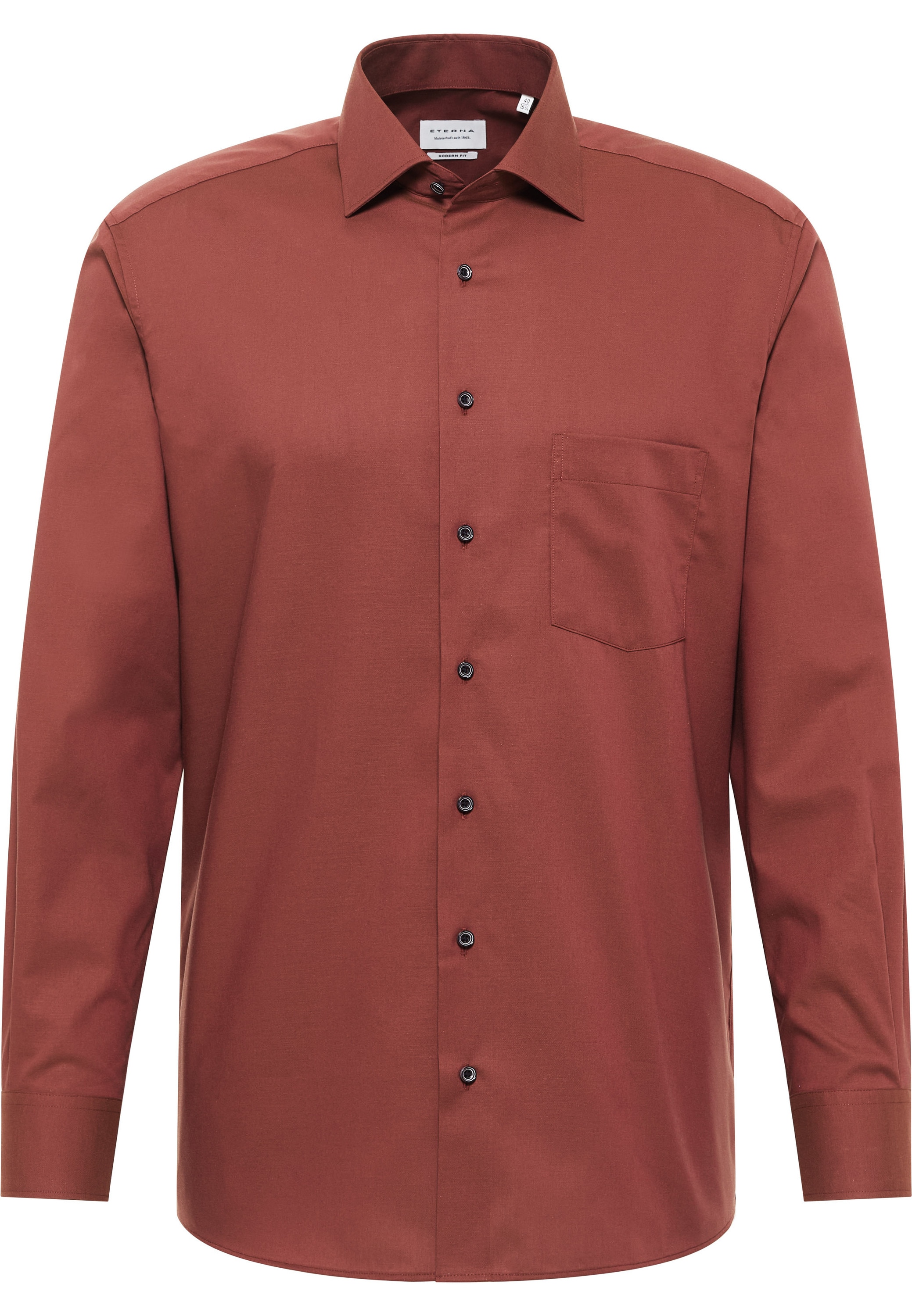 Eterna Langarmhemd »MODERN FIT«, NON IRON (bügelfrei)
