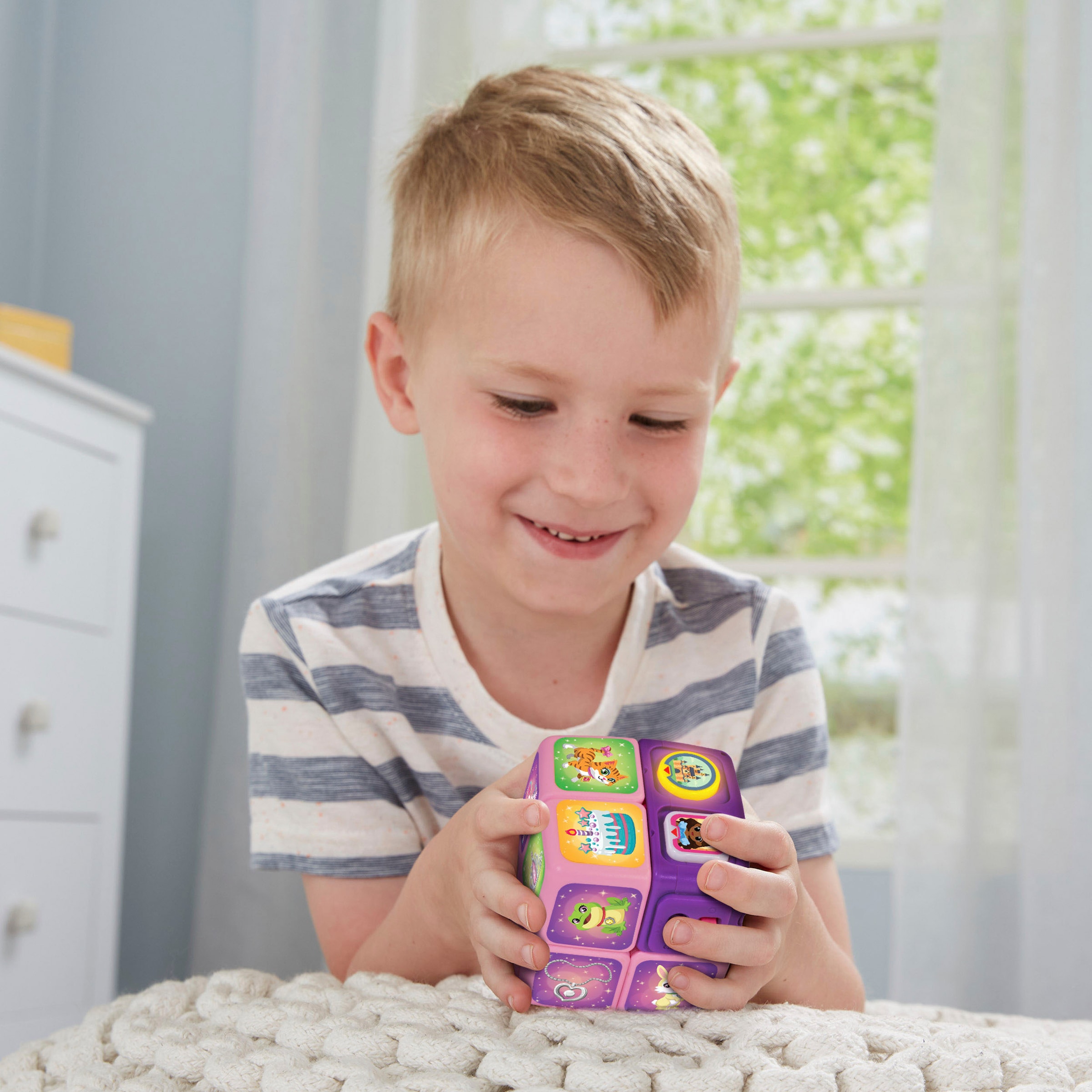 Vtech® Lernspielzeug »Twist & Learn, Princess-Würfel«, mit Licht- und Soundeffekt