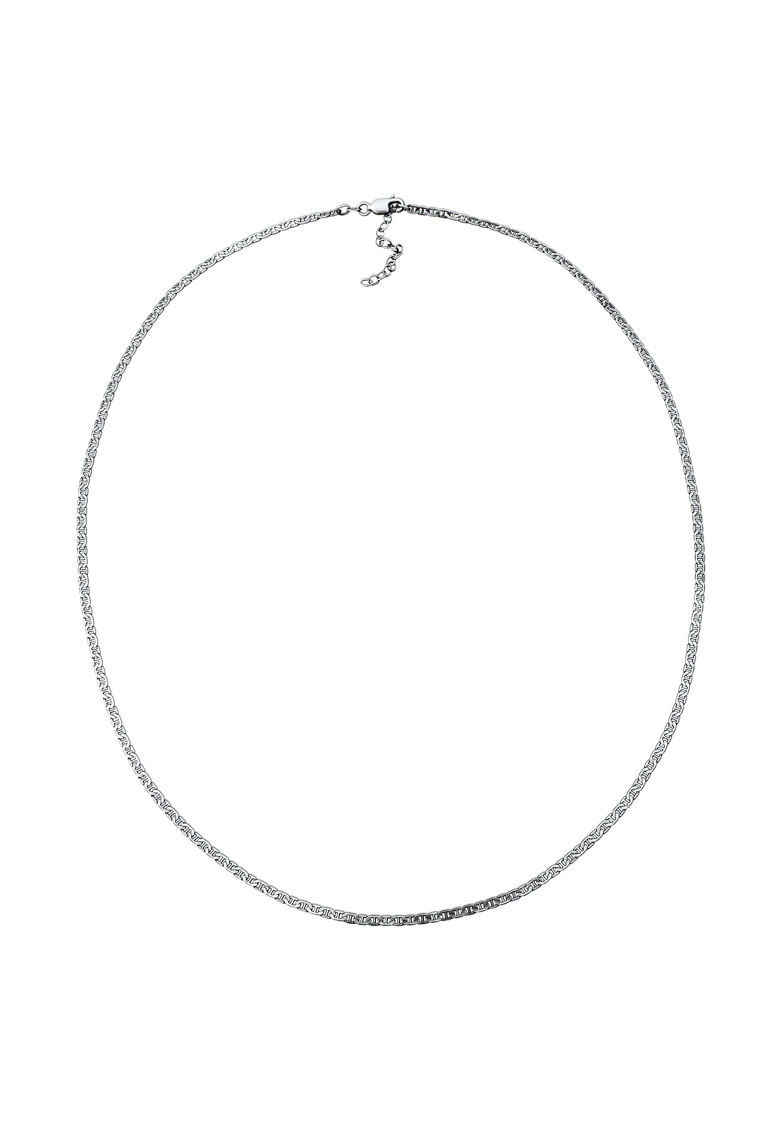 Kuzzoi Silberkette »Halskette Herren Stäbchenpanzerkette Basic 925 Silber«