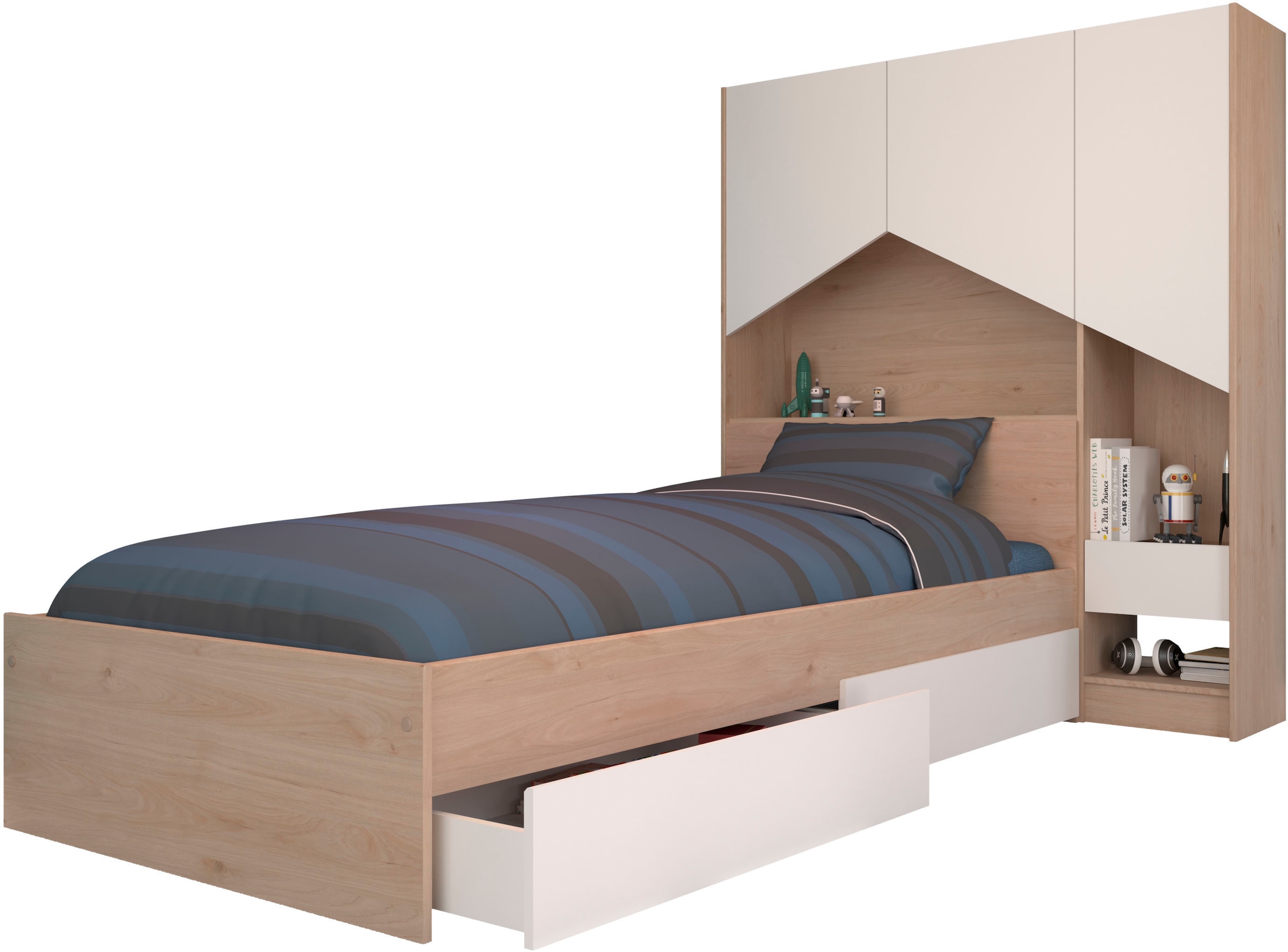 Parisot Jugendzimmer-Set, (Set, 3 tlg.)