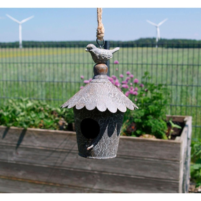 Ambiente Haus Vogelhaus, zum hängen aus Metall - rund Outdoor geeignet  online kaufen | mit 3 Jahren XXL Garantie
