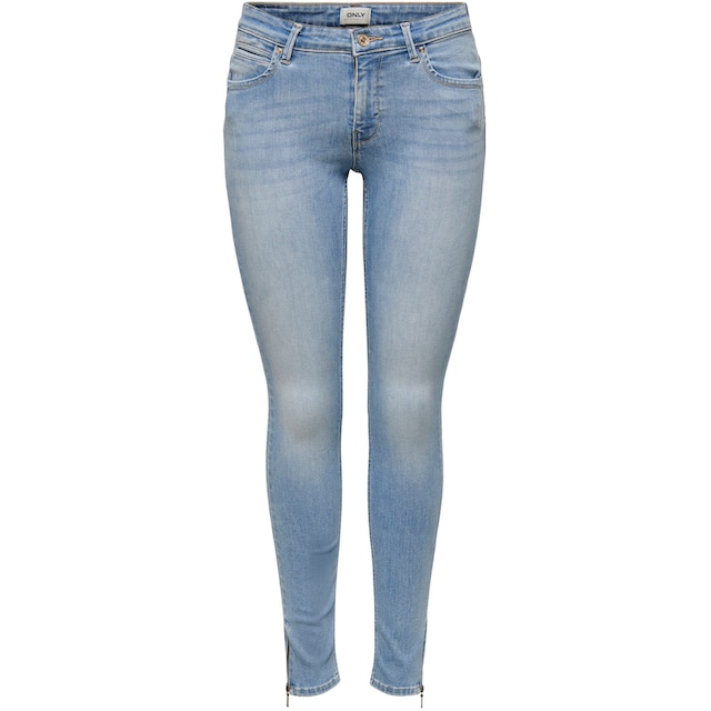 DNM Skinny-fit-Jeans »ONLKENDELL TAI467 Detail am NOOS«, SK RG ♕ mit bei ANK Reißverschluss ONLY Bein